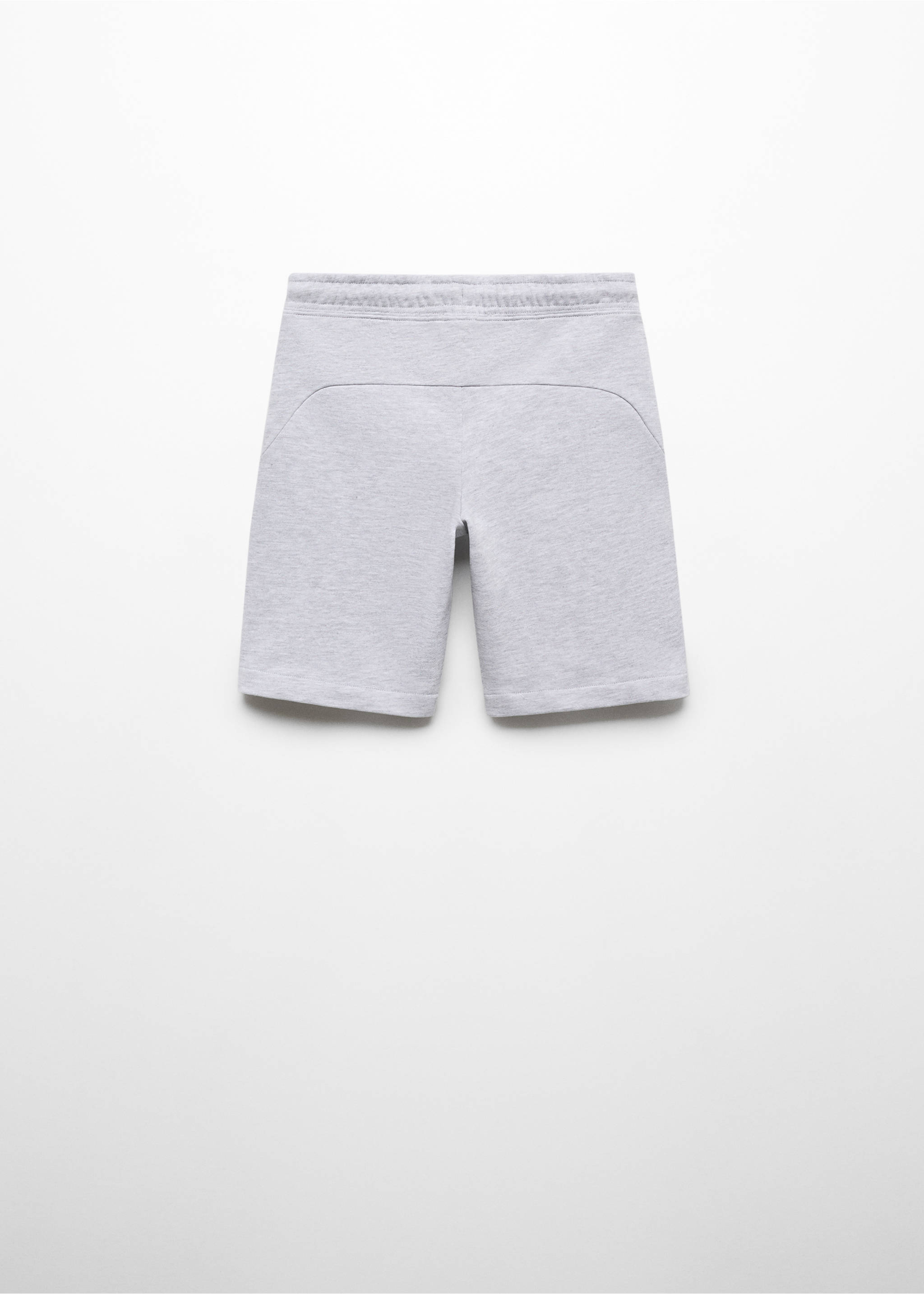 Bermudas elastisk midja - Artikelns baksida, Medium Heather grå. Ref: 67087921-00.