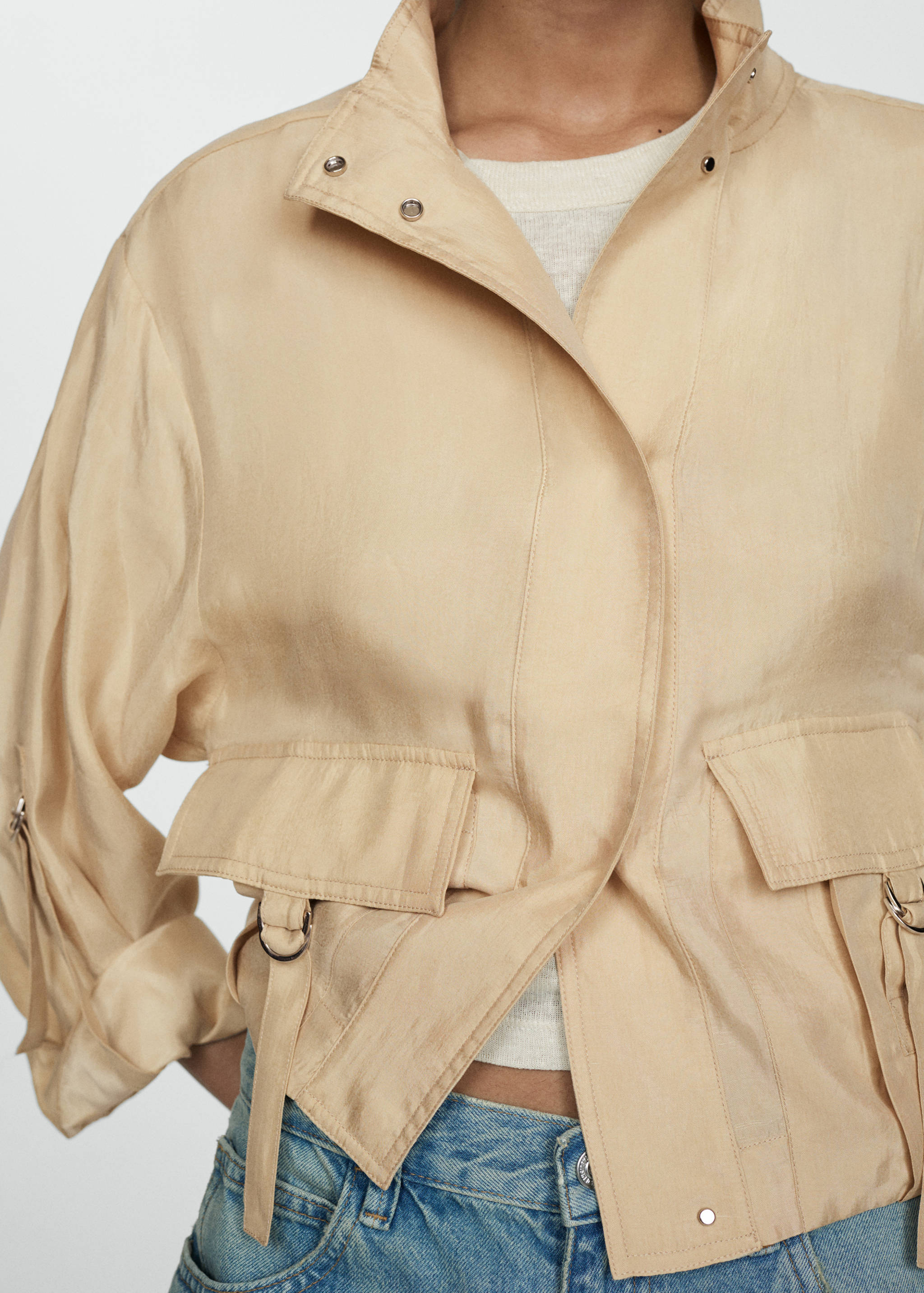 Lyocell jacket with pockets - Details of the article 6