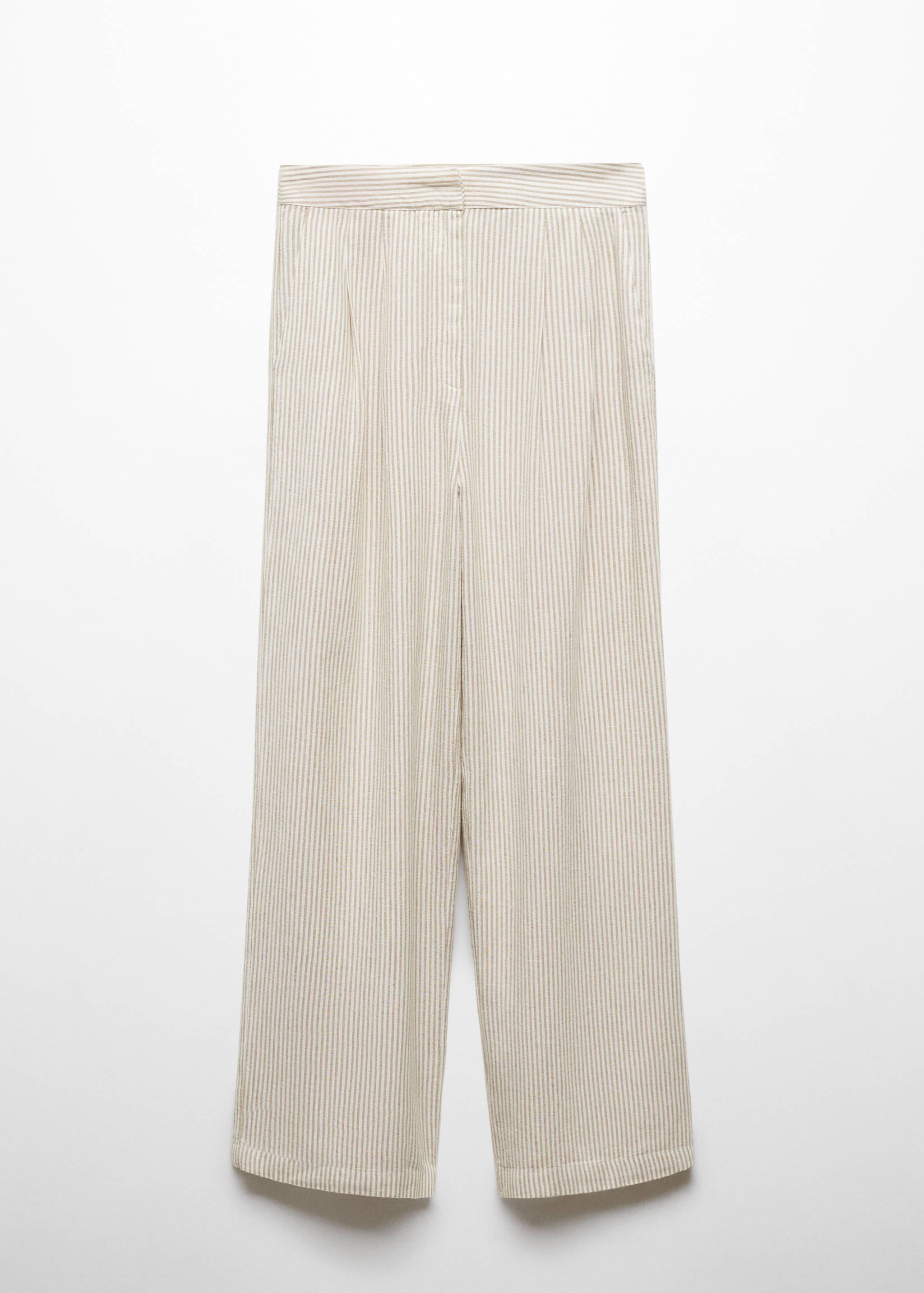 Gestreifte Anzughose aus Leinen - Artikel ohne Model