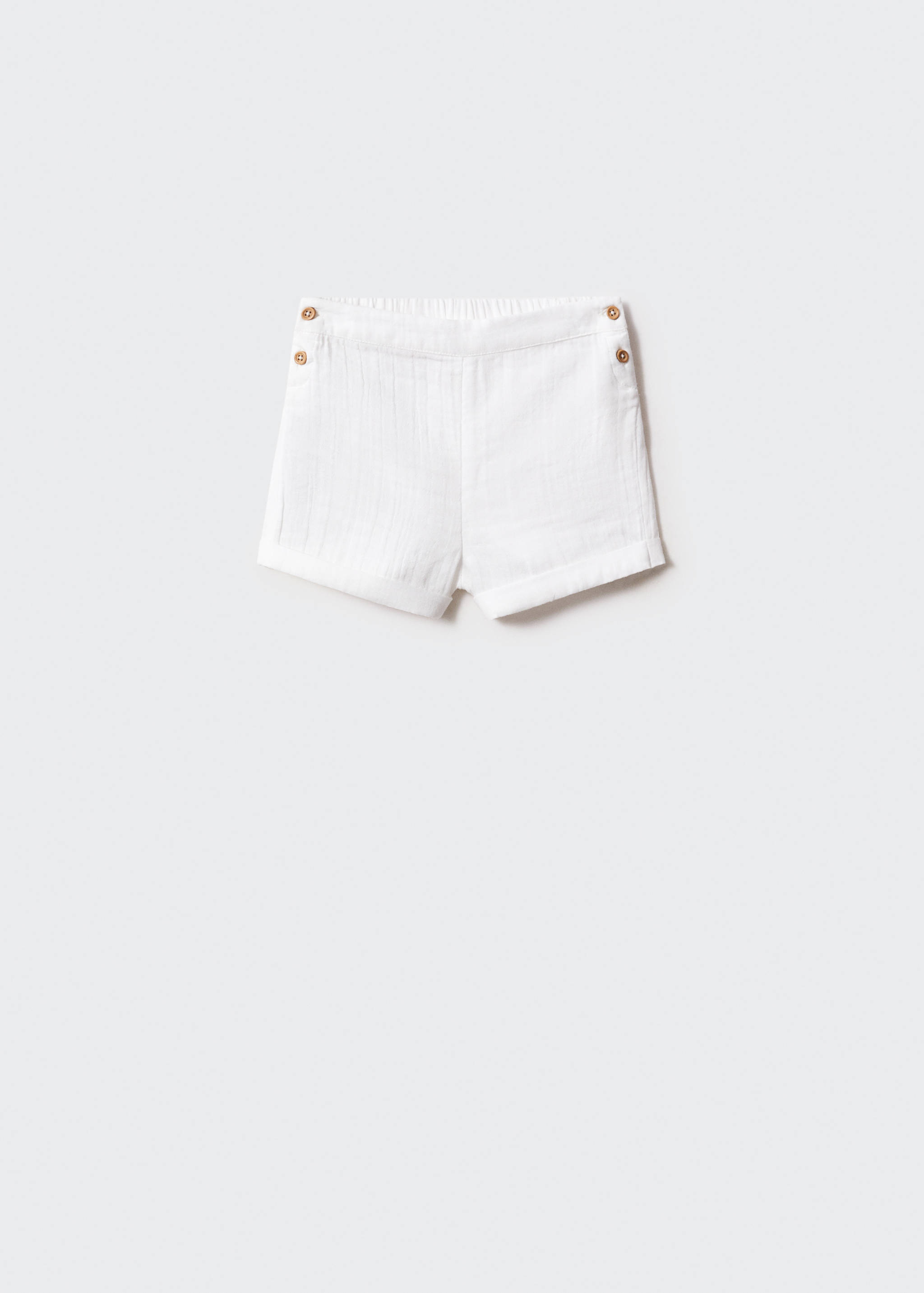 Cotton shorts with elastic waist - Article without model