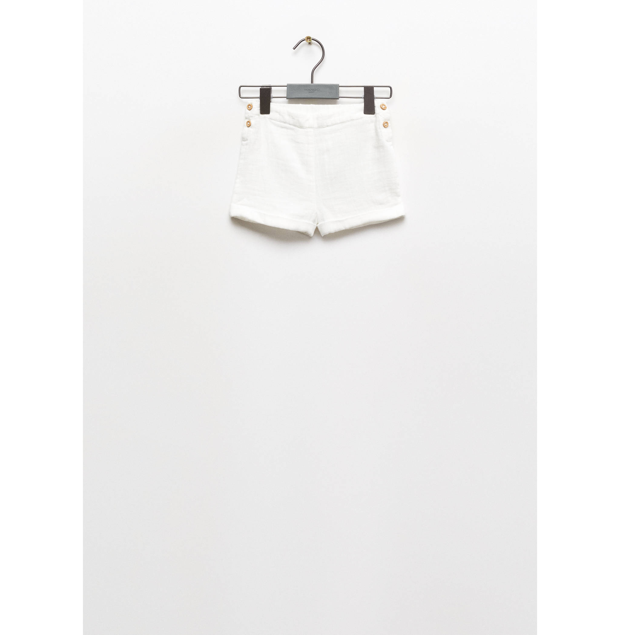 Cotton shorts with elastic waist - Article without model