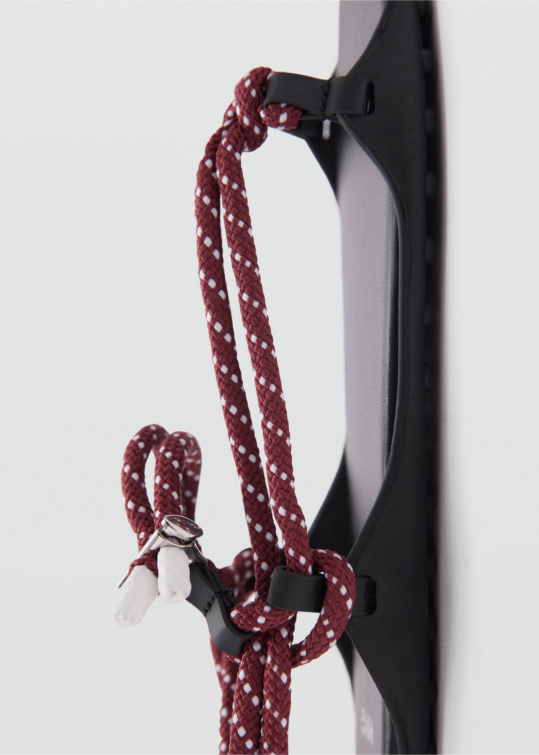 Sandales cordon combiné - Détail de l'article 1, Bordeaux. Ref: 67088278-00.