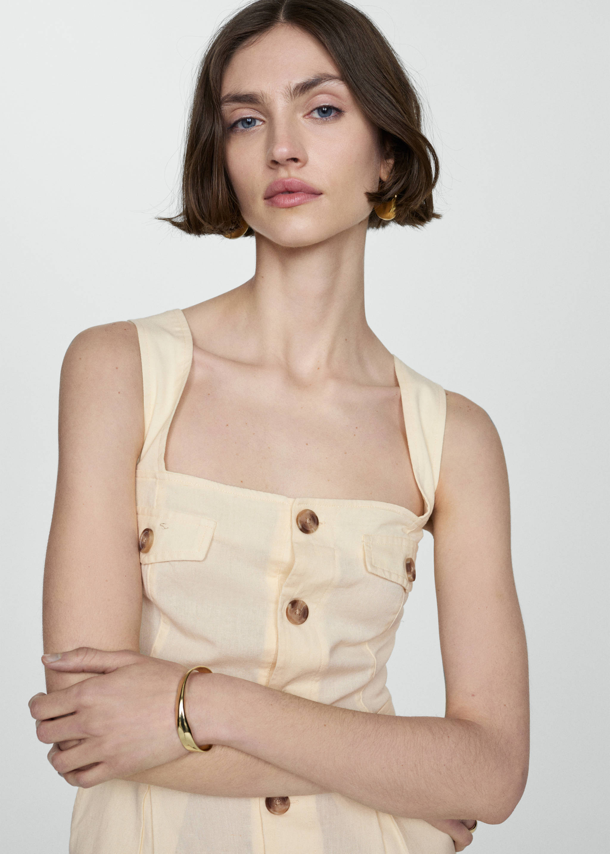 Korte jumpsuit met knopen - Detail van het artikel 1