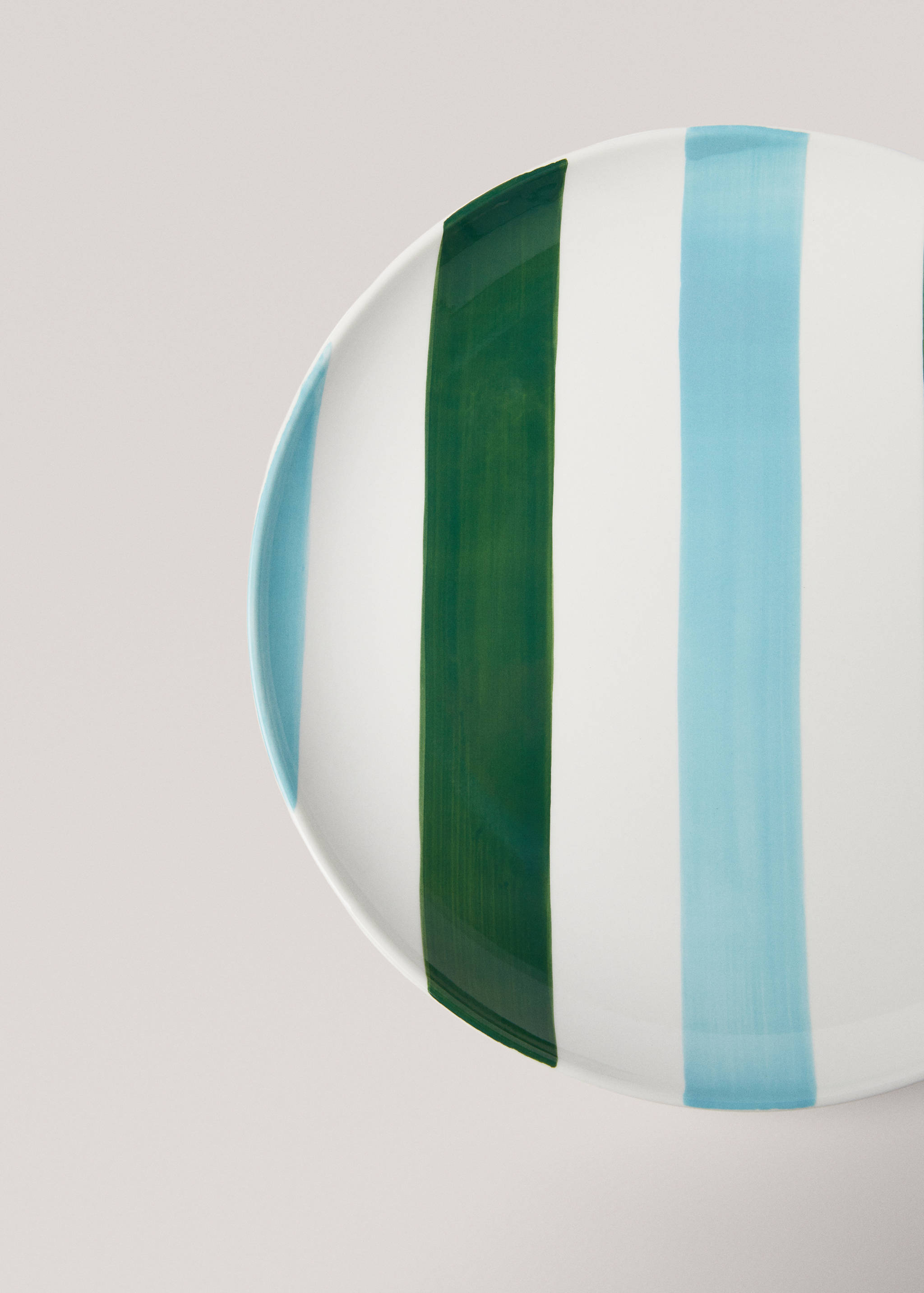 Two-tone stoneware flat plate - Details of the article 2