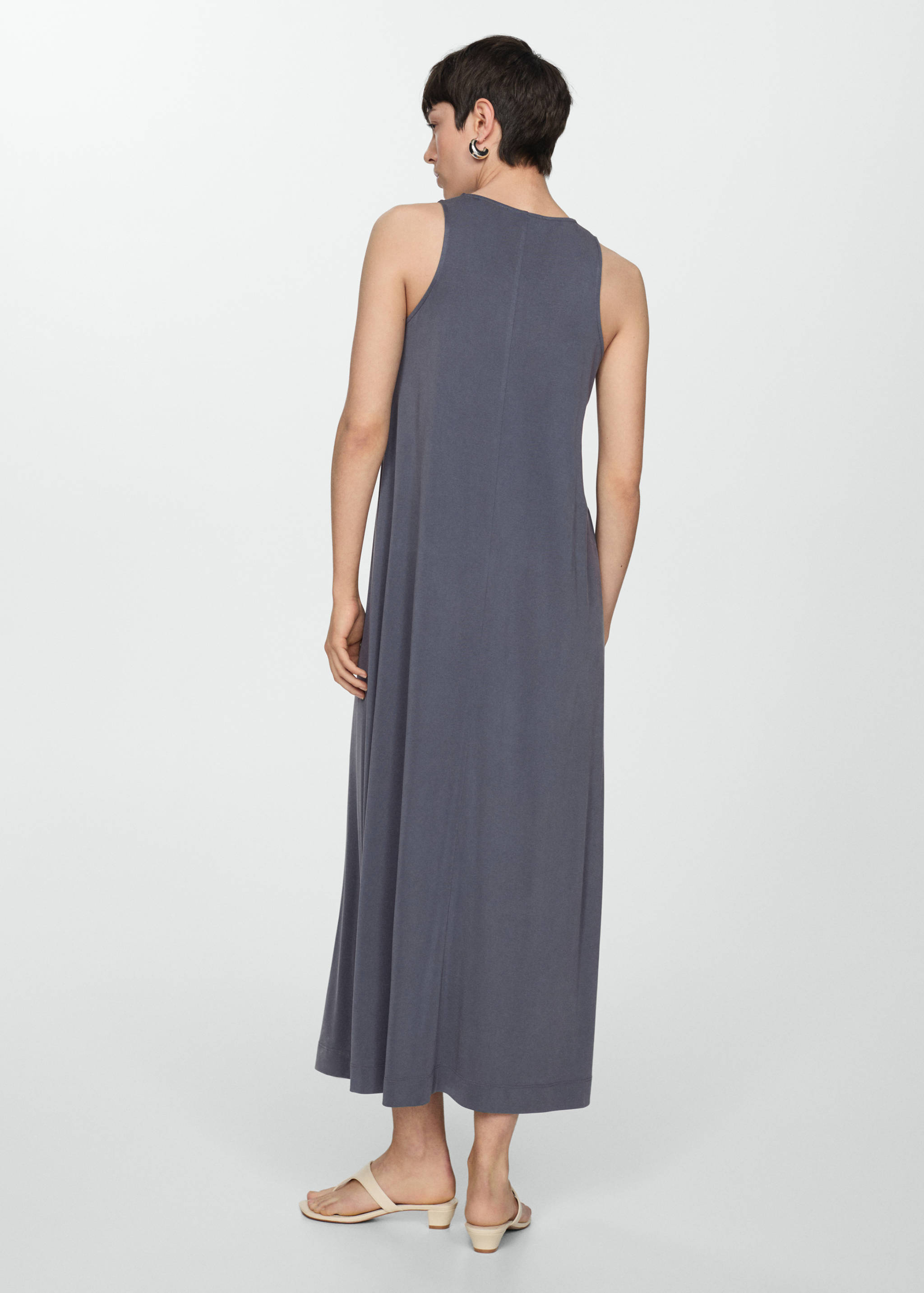 Vestido largo tirantes - Reverso del artículo