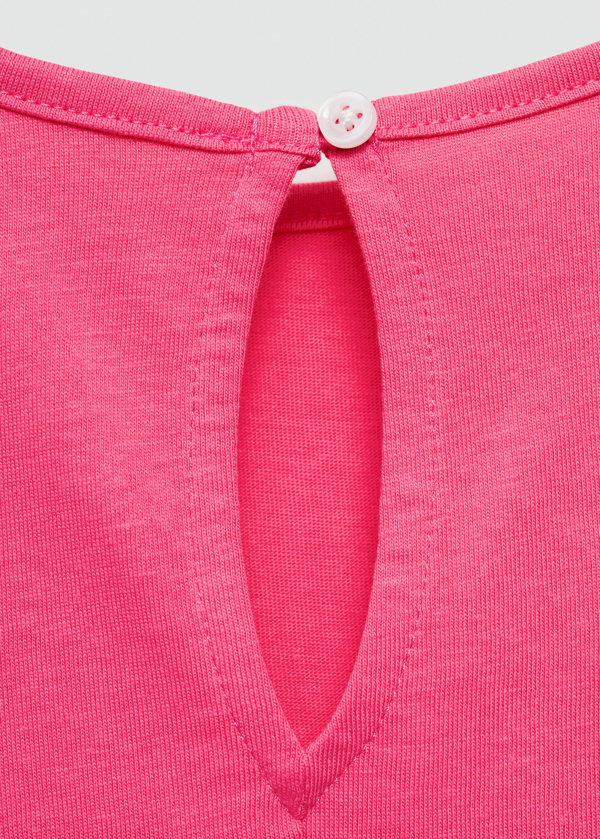 Vestido algodón volantes - Reverso del artículo