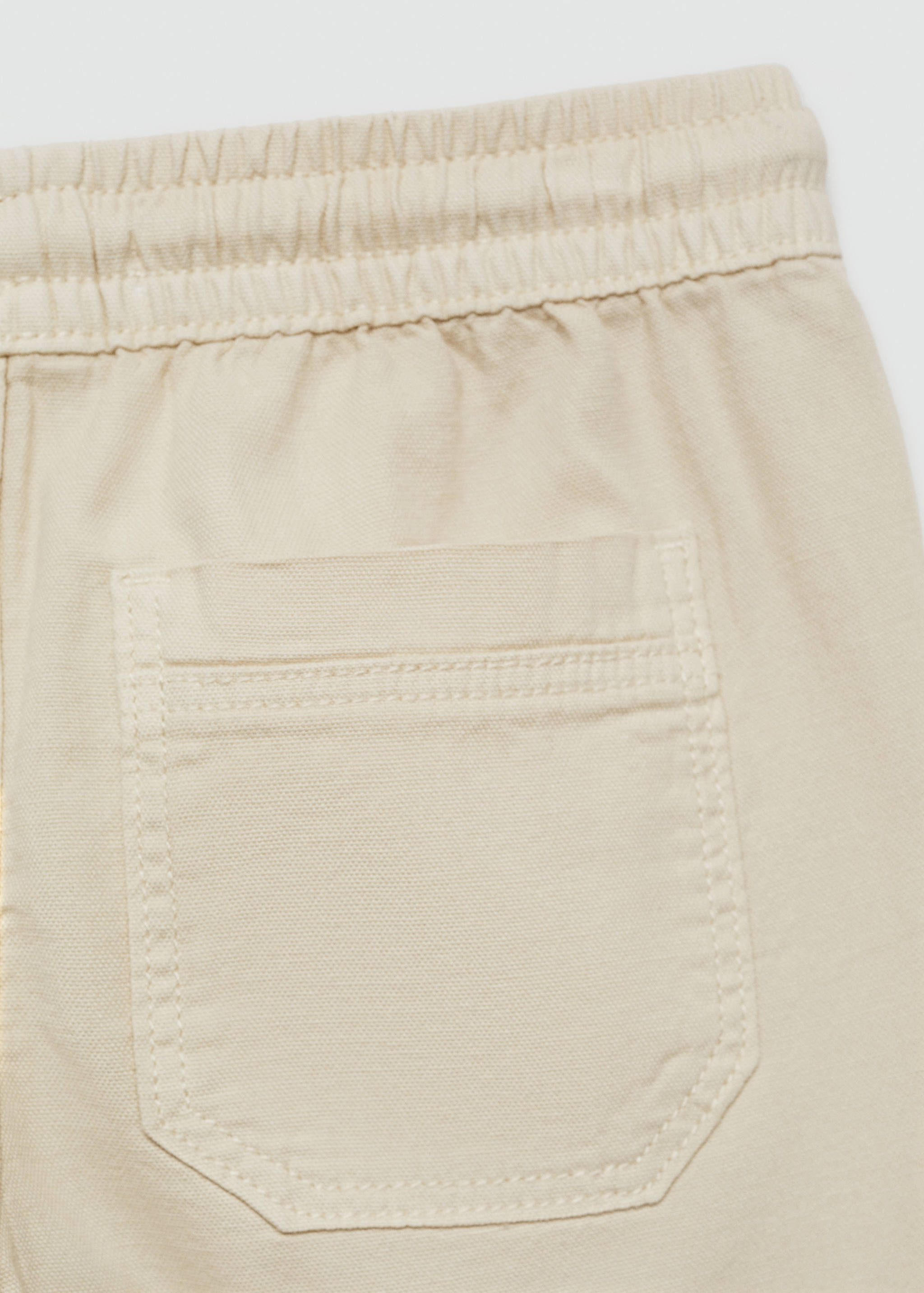 Elastic waist Bermuda shorts - Details of the article 0