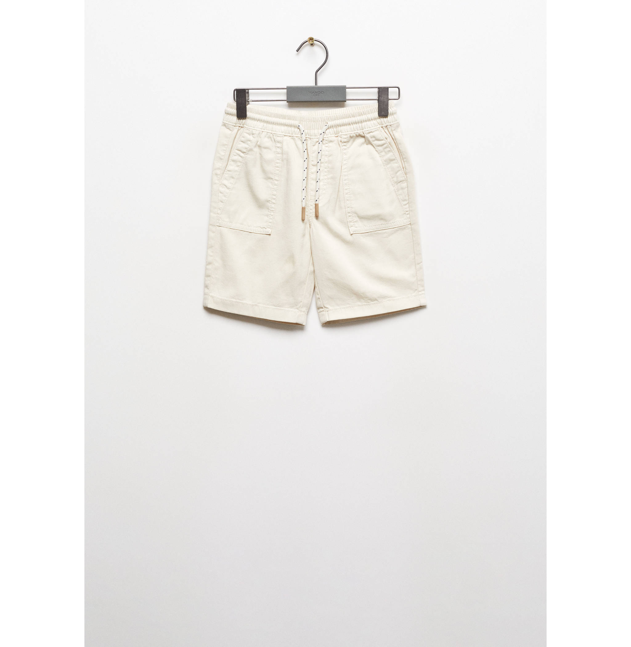 Elastic waist Bermuda shorts - Article without model