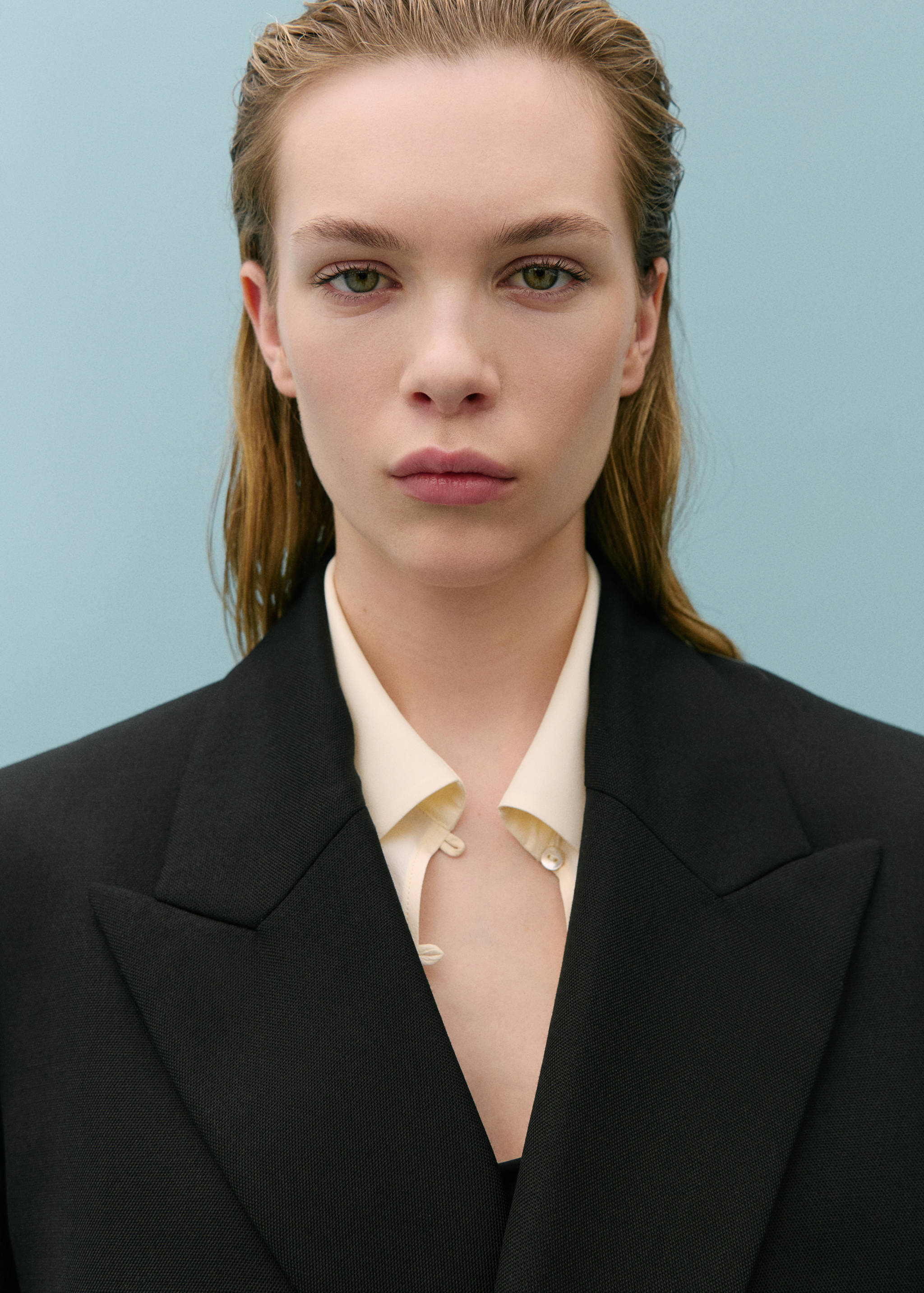 Blazer costume laine mélangée - Détail de l'article 1