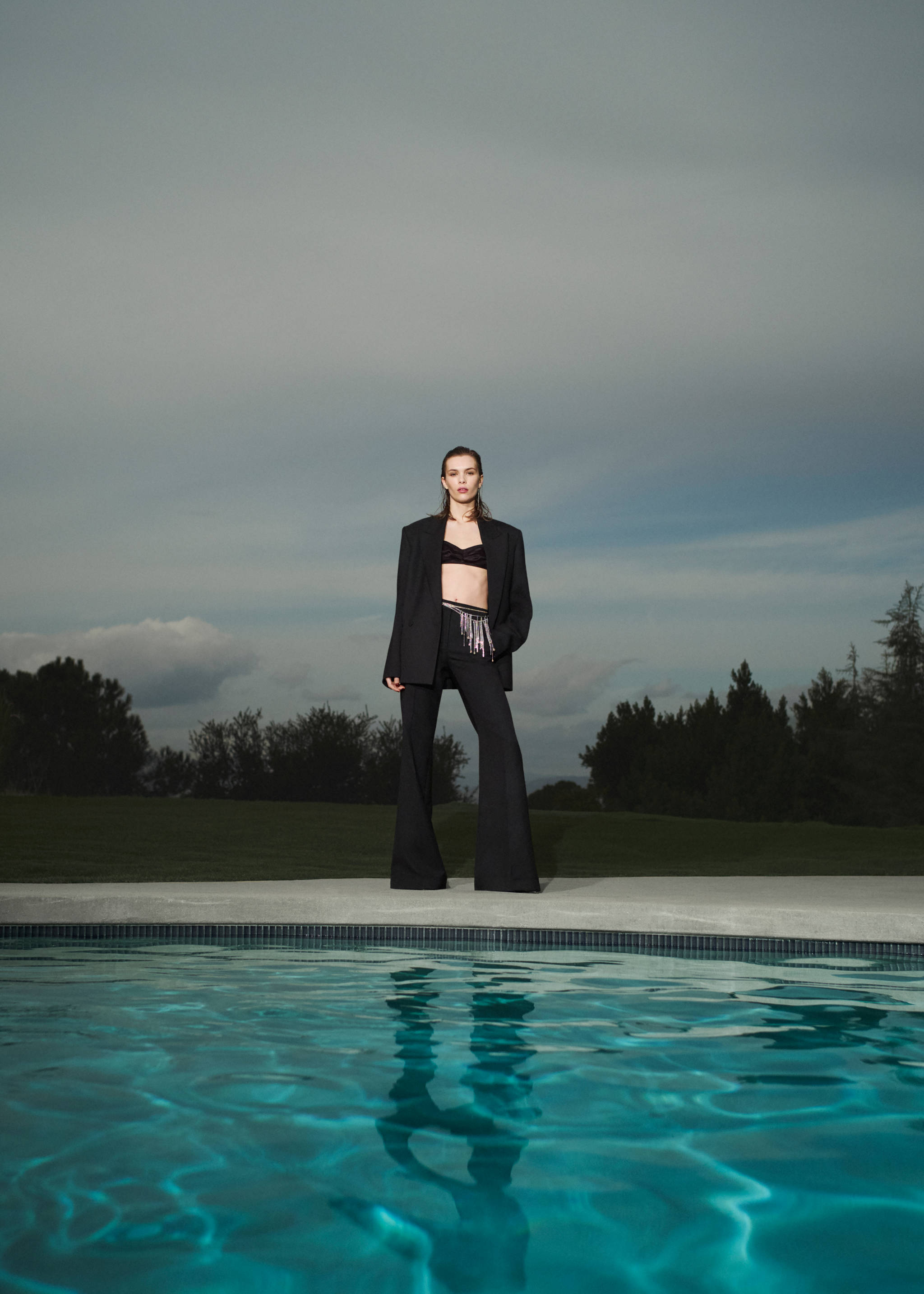 Blazer costume laine mélangée - Détail de l'article 6