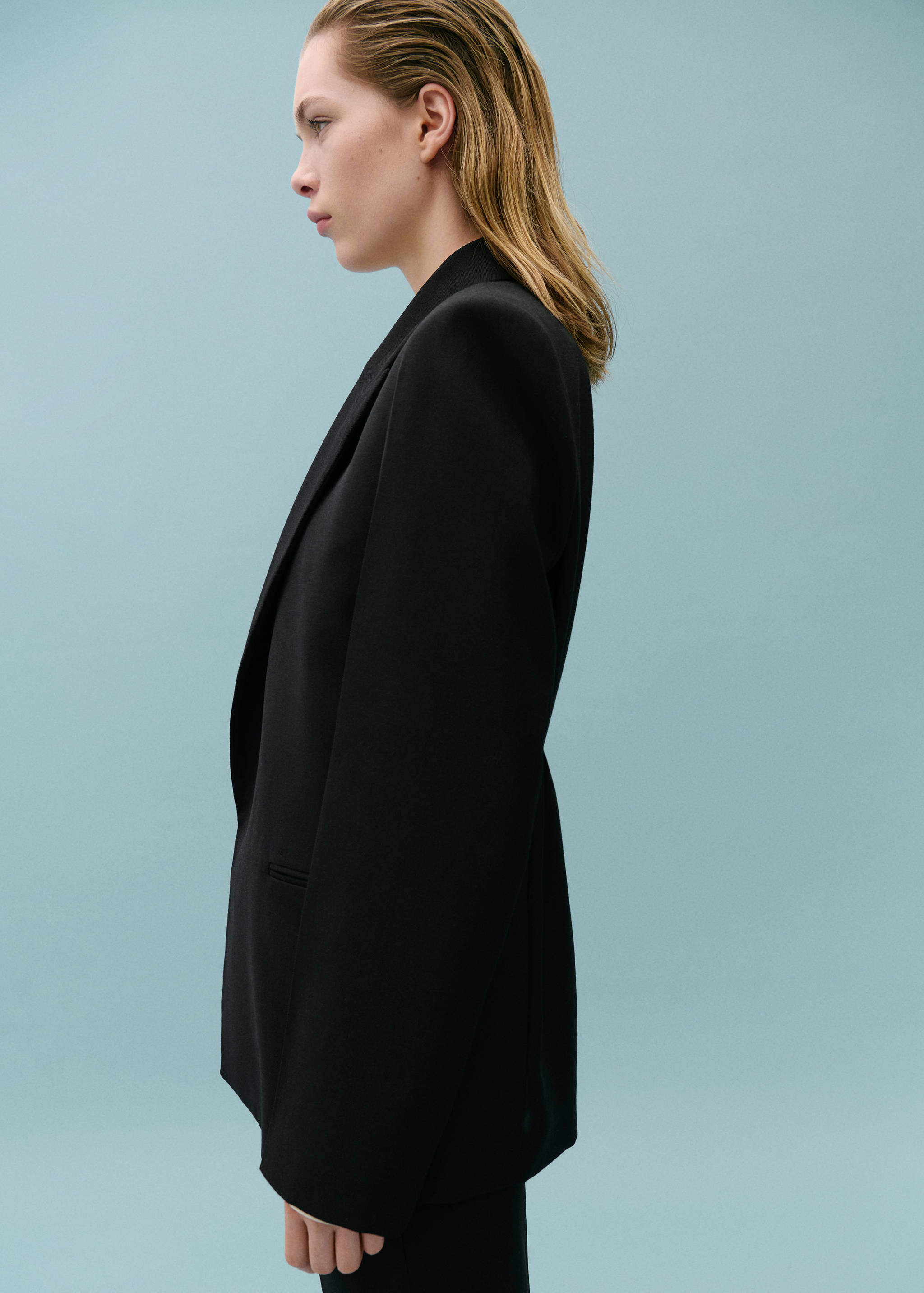 Blazer costume laine mélangée - Détail de l'article 2