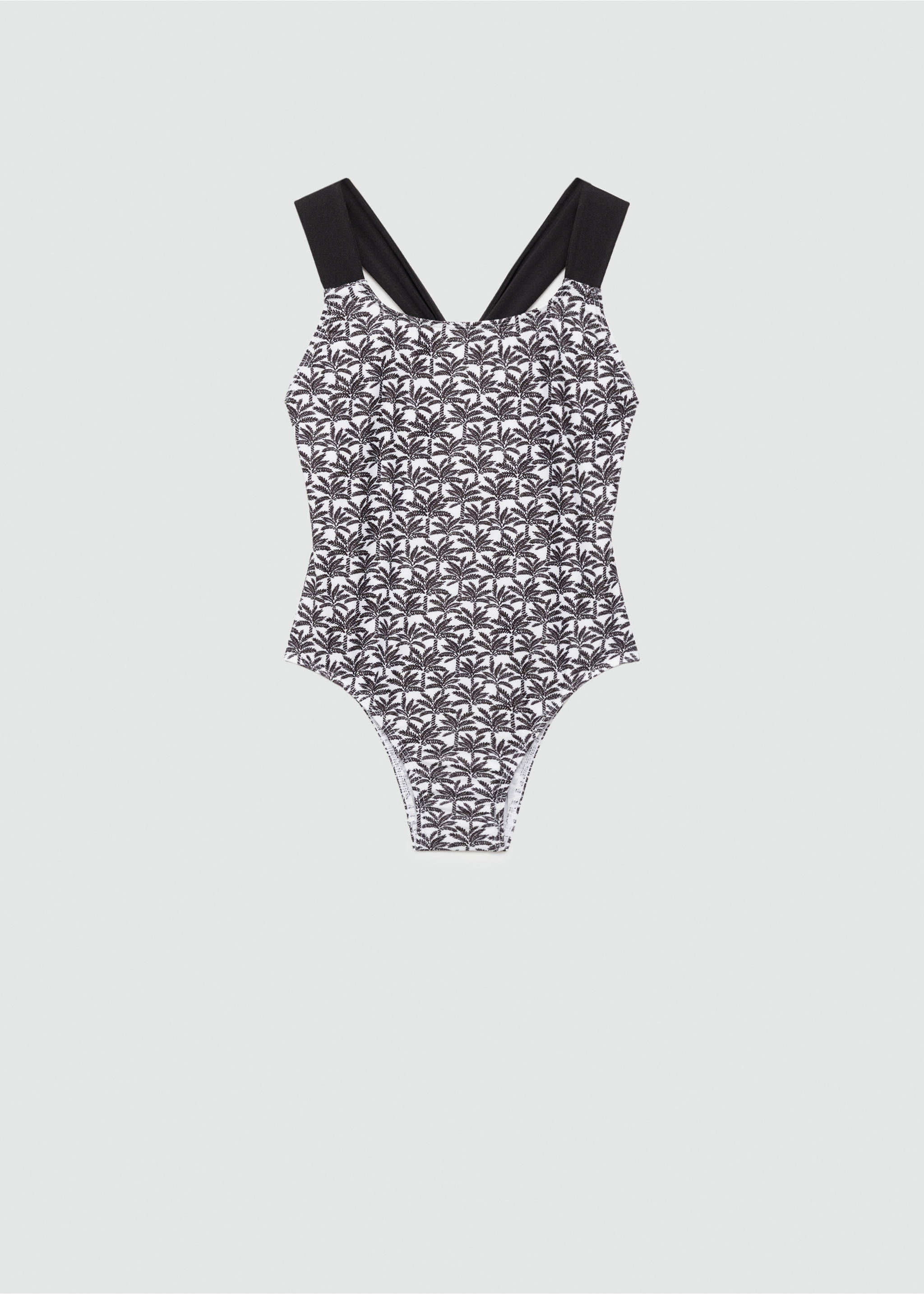 Domborodó pálmafamintás fürdőruha - Termék modell nélkül, Fekete. Ref: 67088658-00.