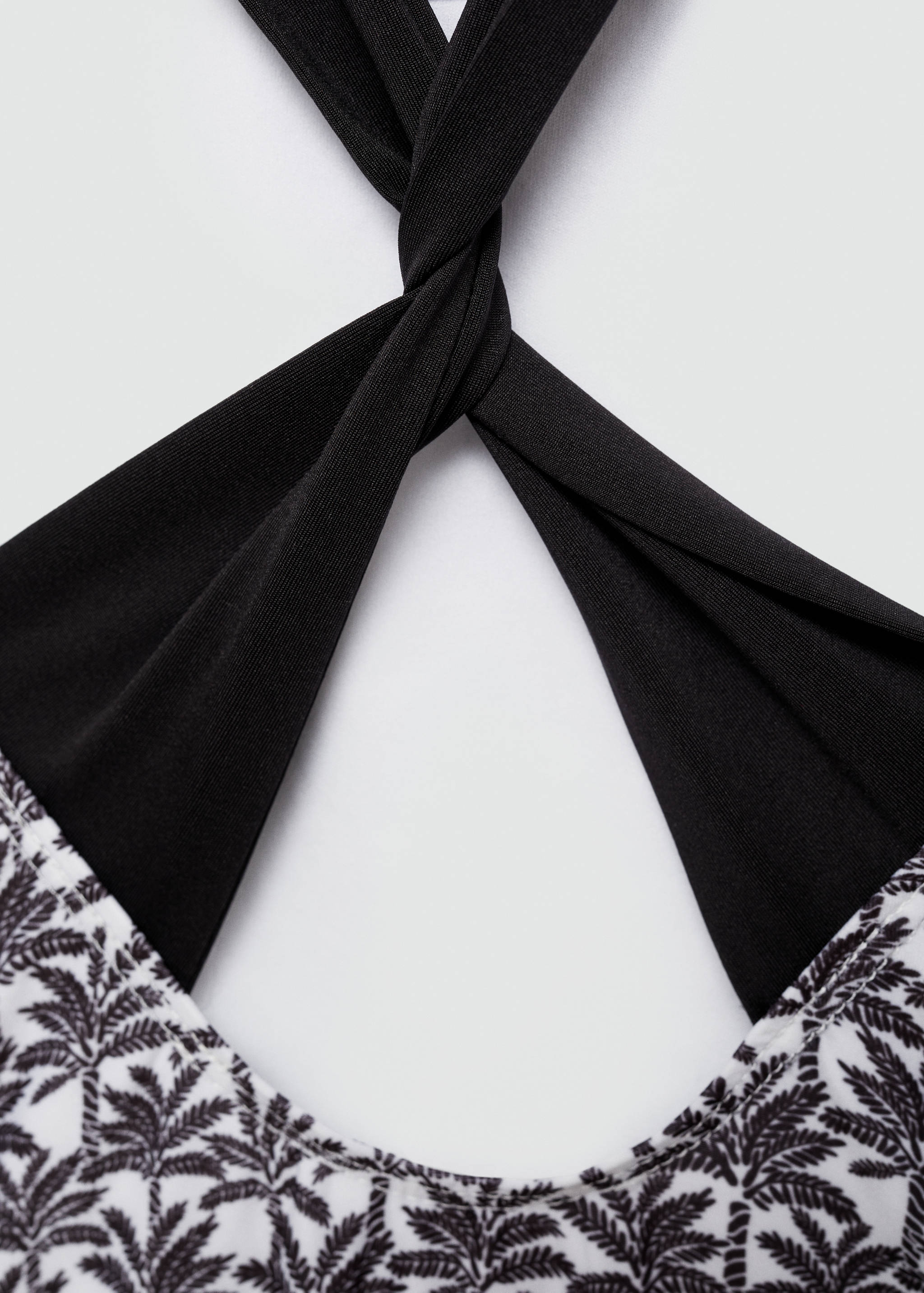 Palm trees print swimsuit trunks - Details of the article 0