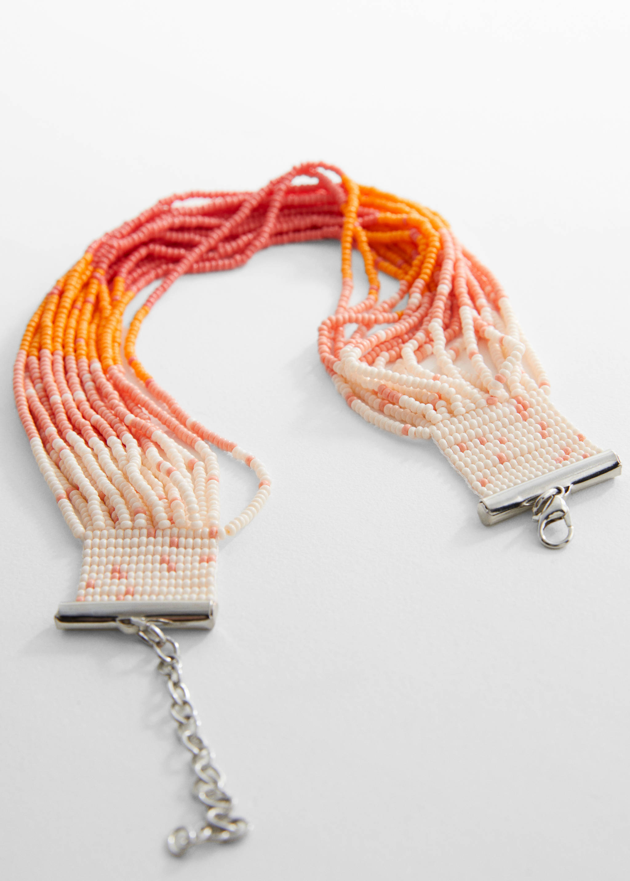 Choker with beads - Medium plane