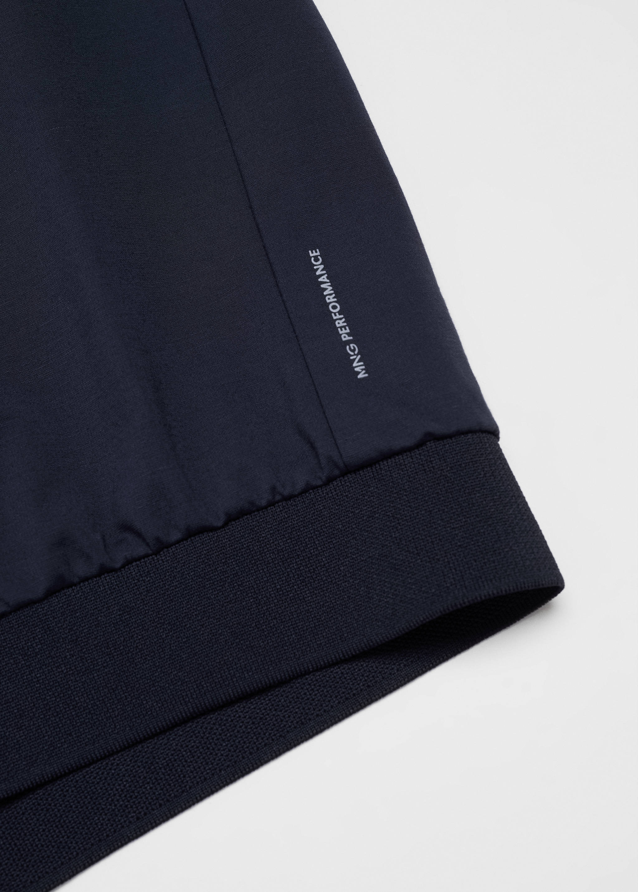 Water-repellent bomber jacket - Details of the article 0