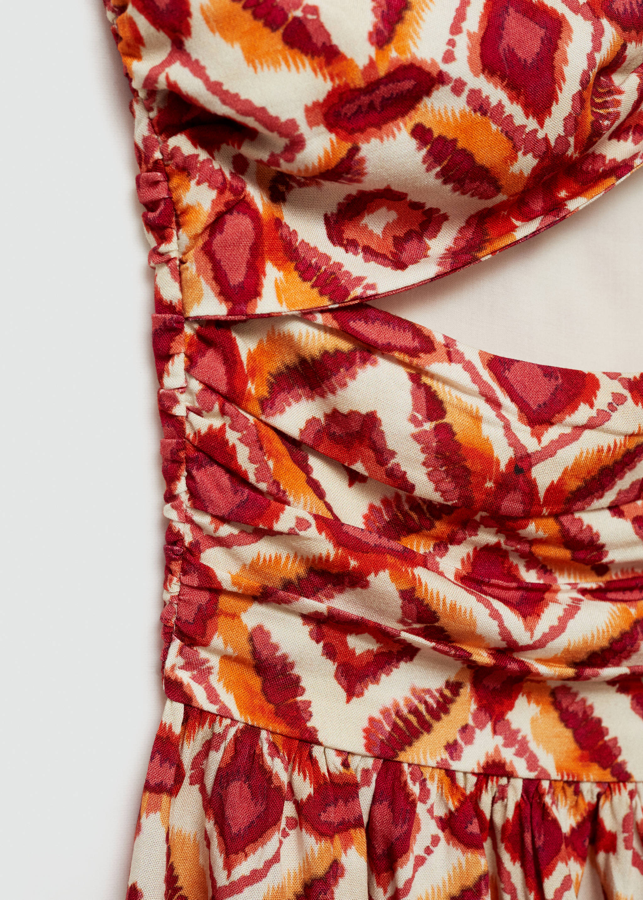 Vestido estampado abertura - Detalle del artículo 0