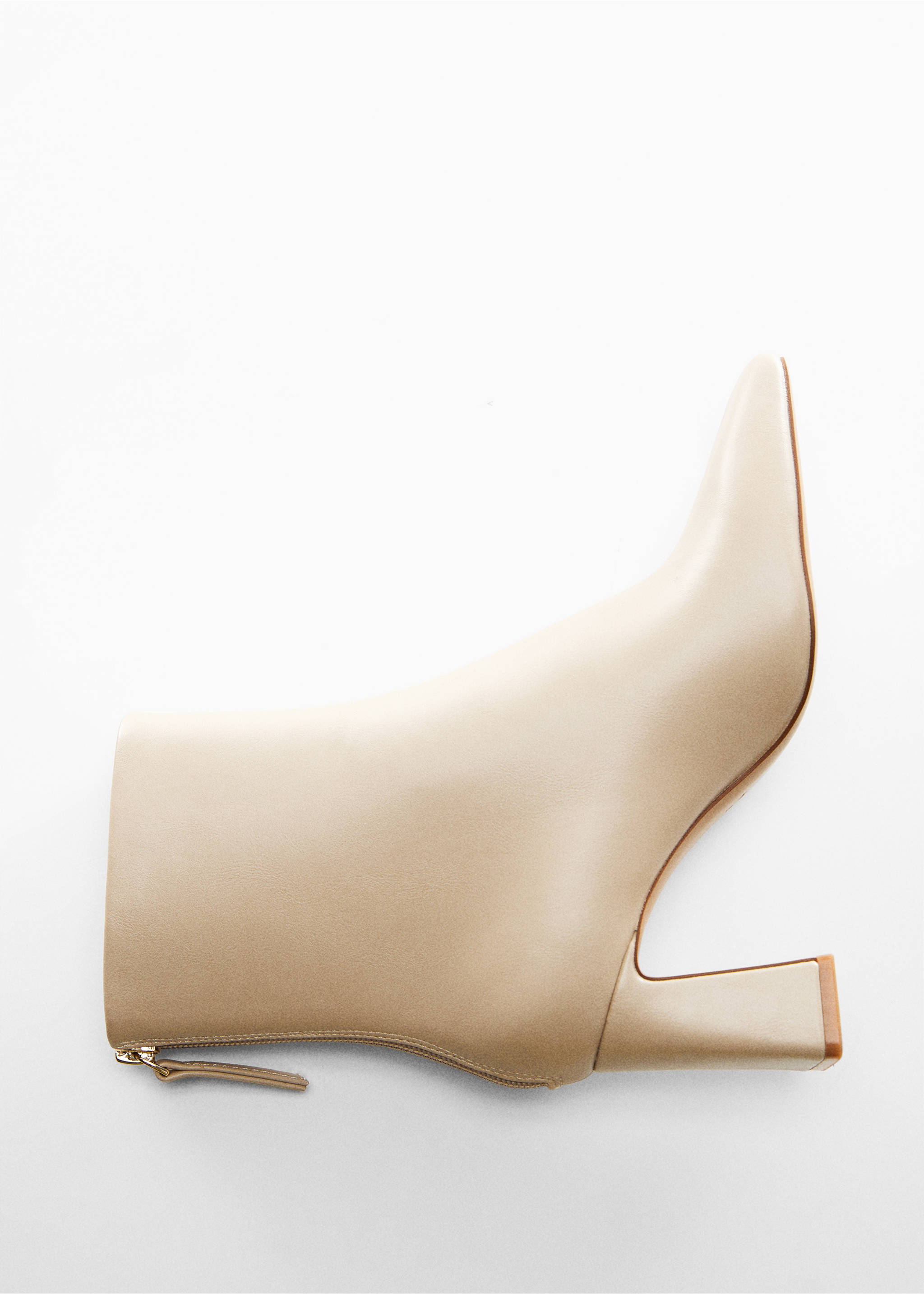 Stiefelette mit Reißverschluss - Detail des Artikels 5, Beige. Ref: 67090258-00.