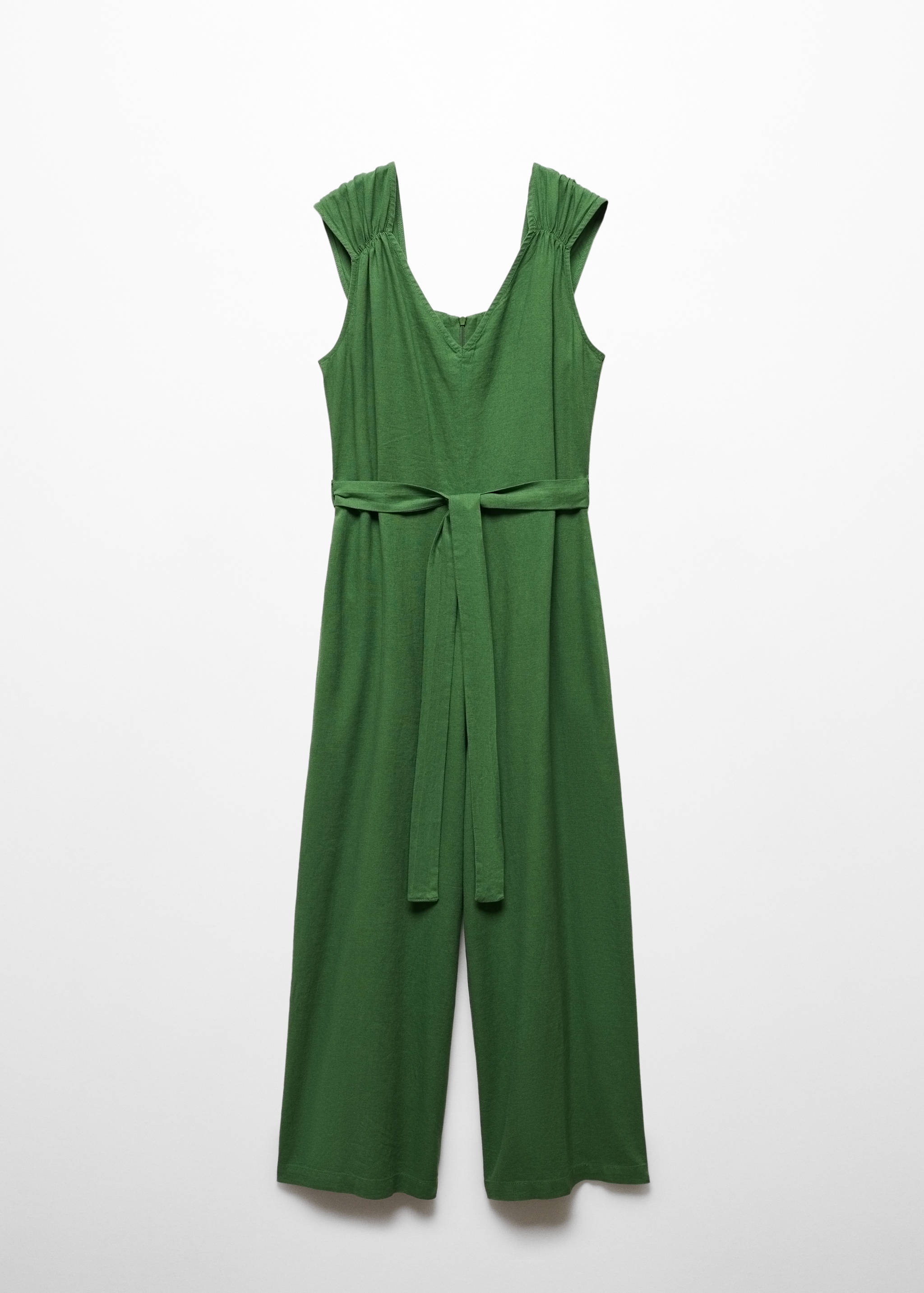 Belt linen jumpsuit - Article without model