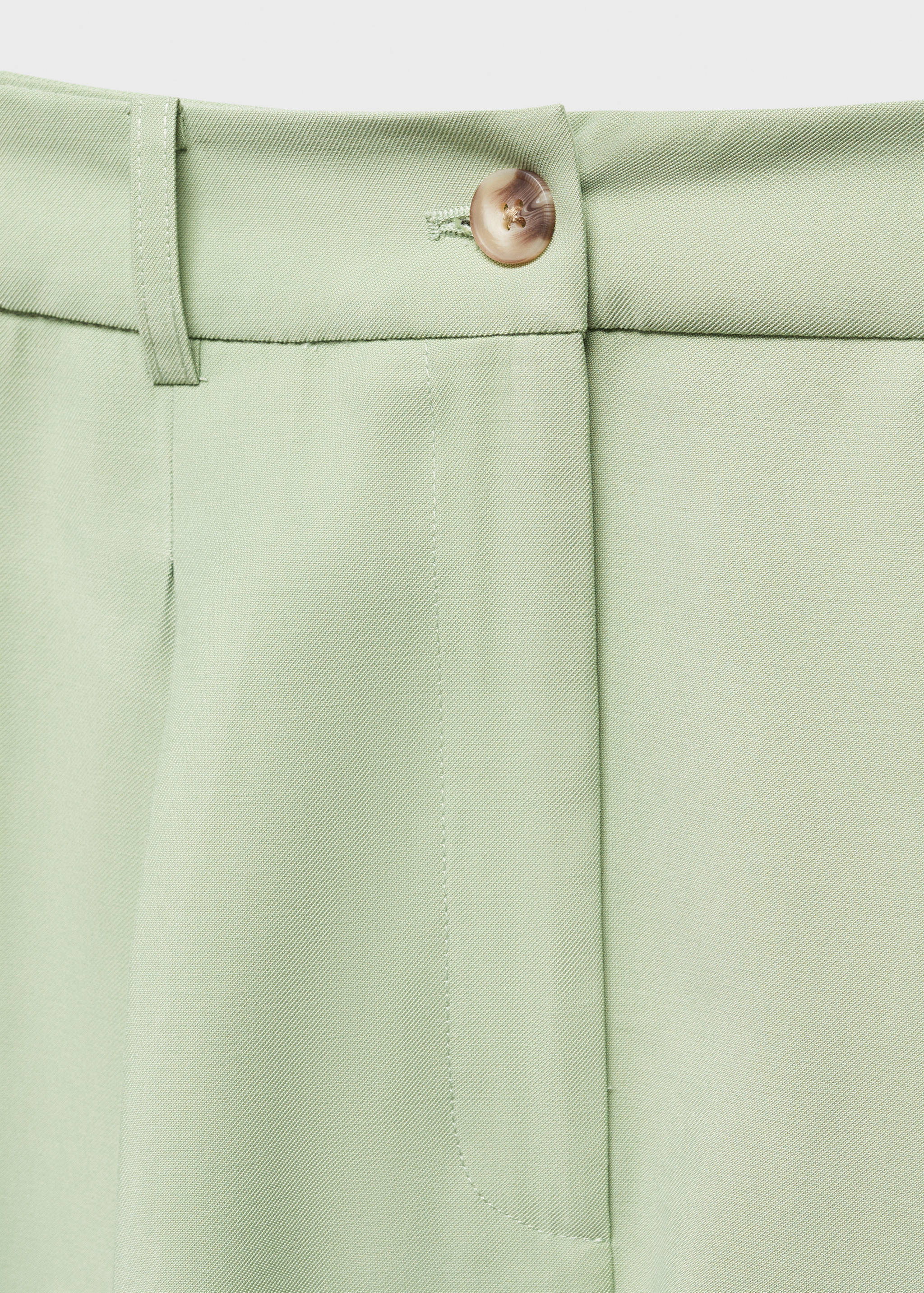 Pleated high-waist shorts - Details of the article 8