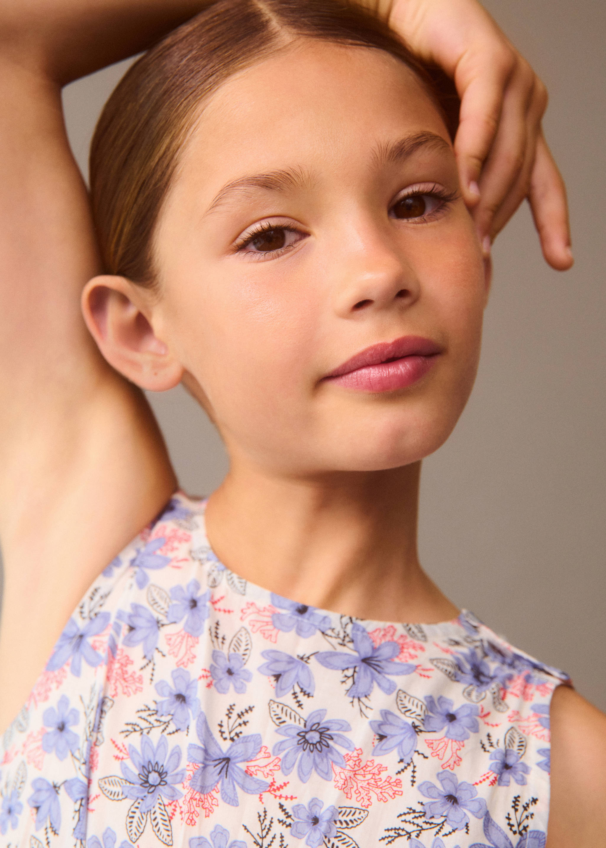 Floral print jumpsuit - Details of the article 5