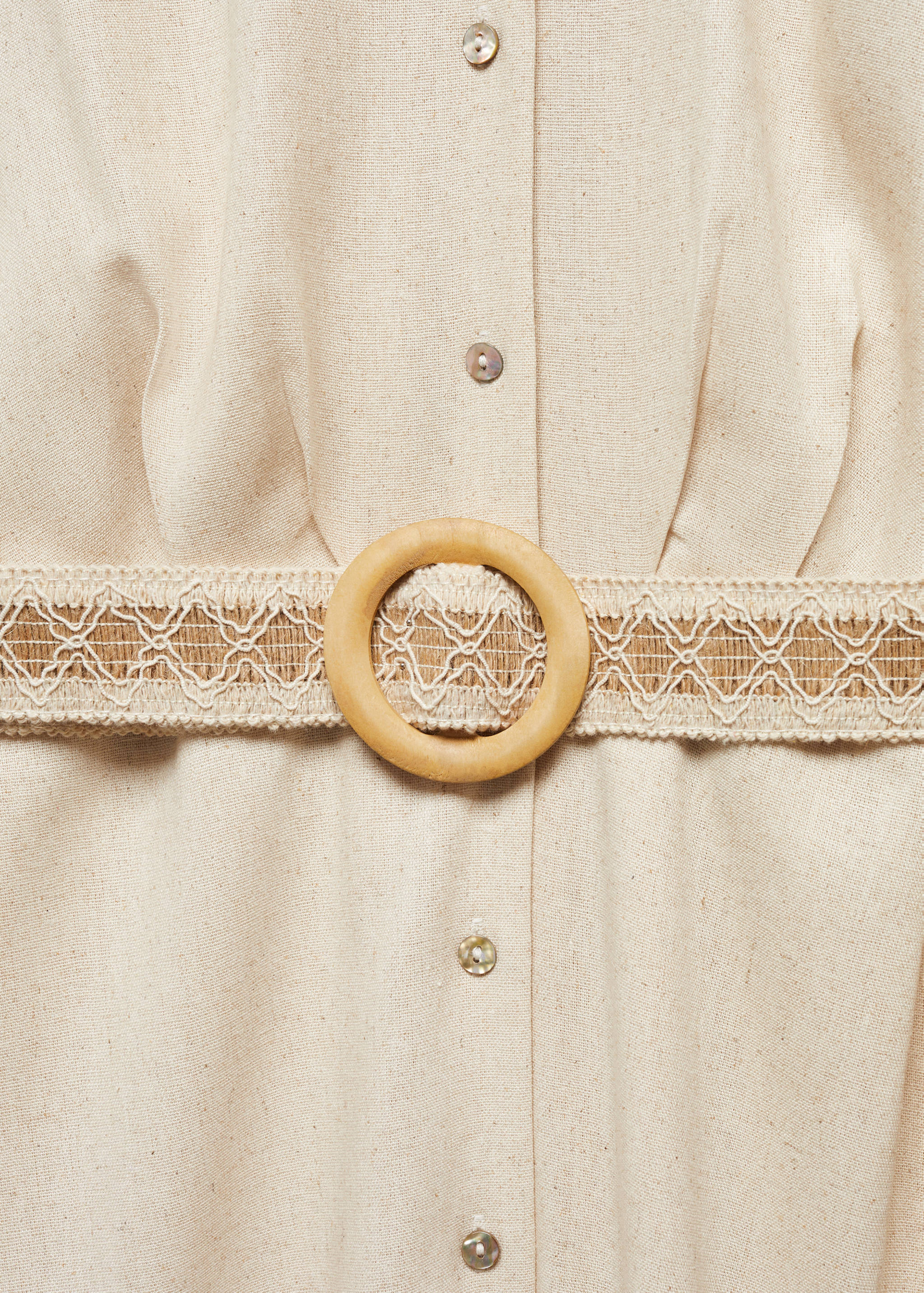 Belt shirt dress - Details of the article 8