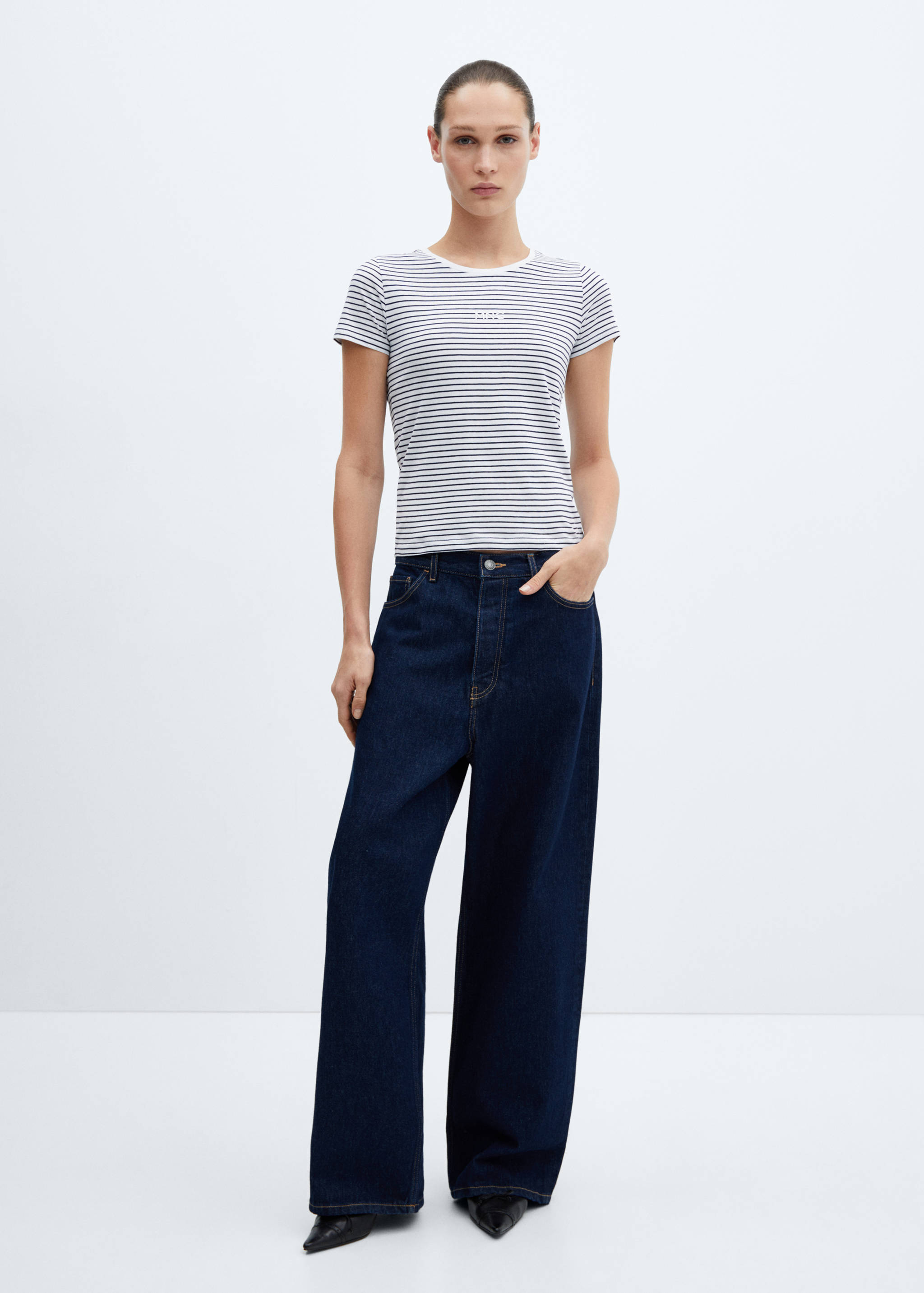 Camiseta algodón logo - Plano general