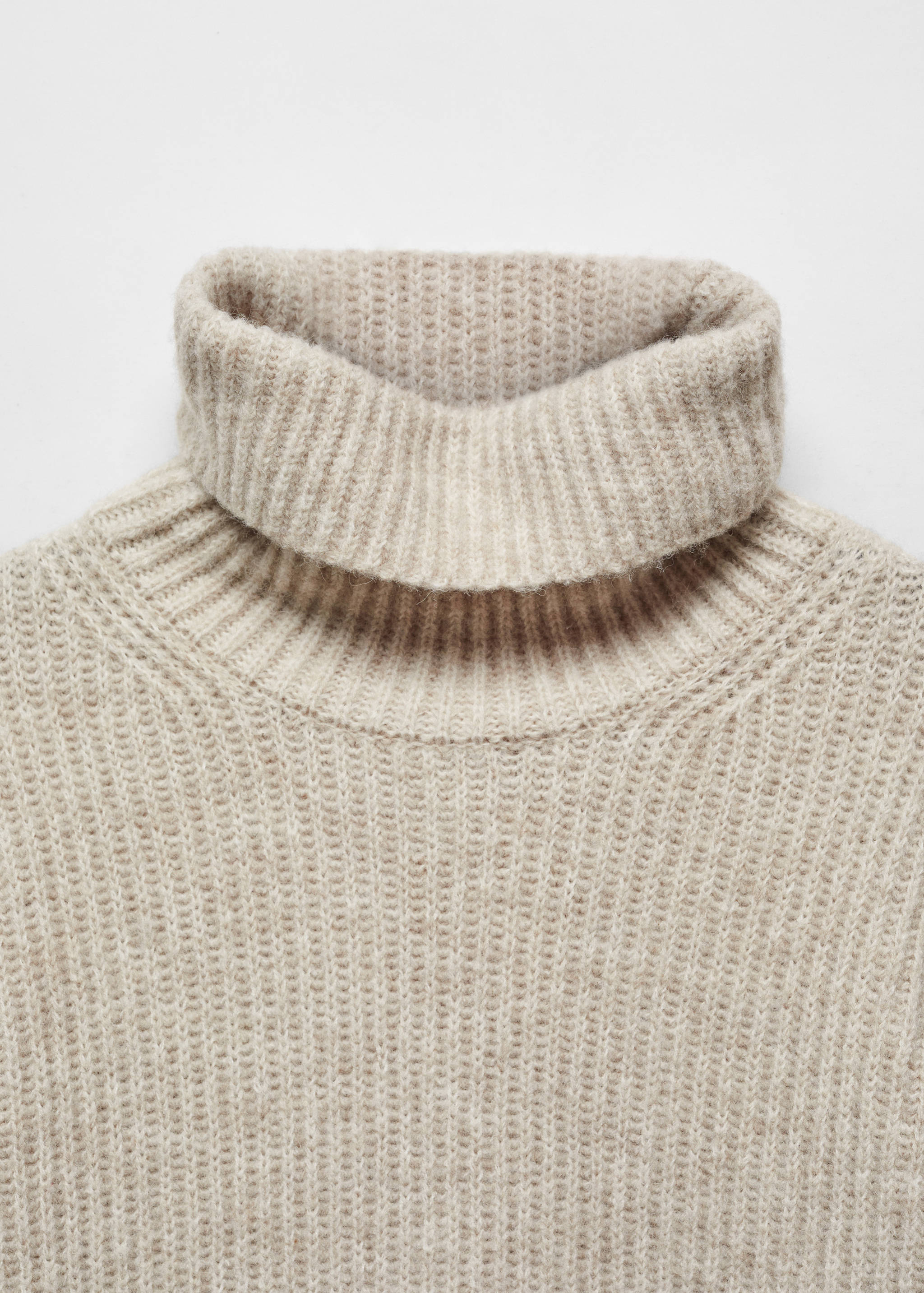 Ribbed turtleneck dress - Details of the article 8