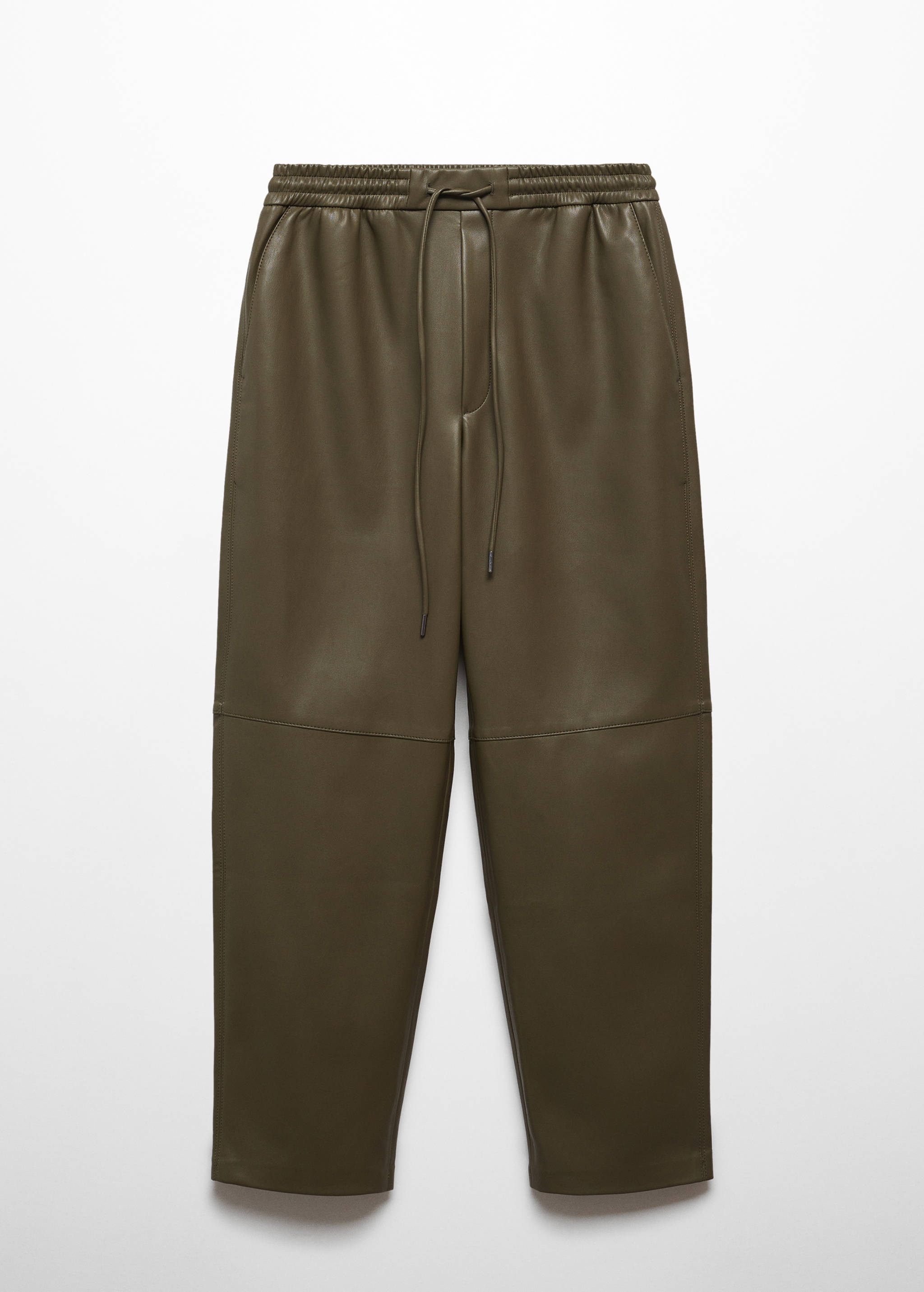 Pantalons cintura elàstica efecte pell - Article sense model