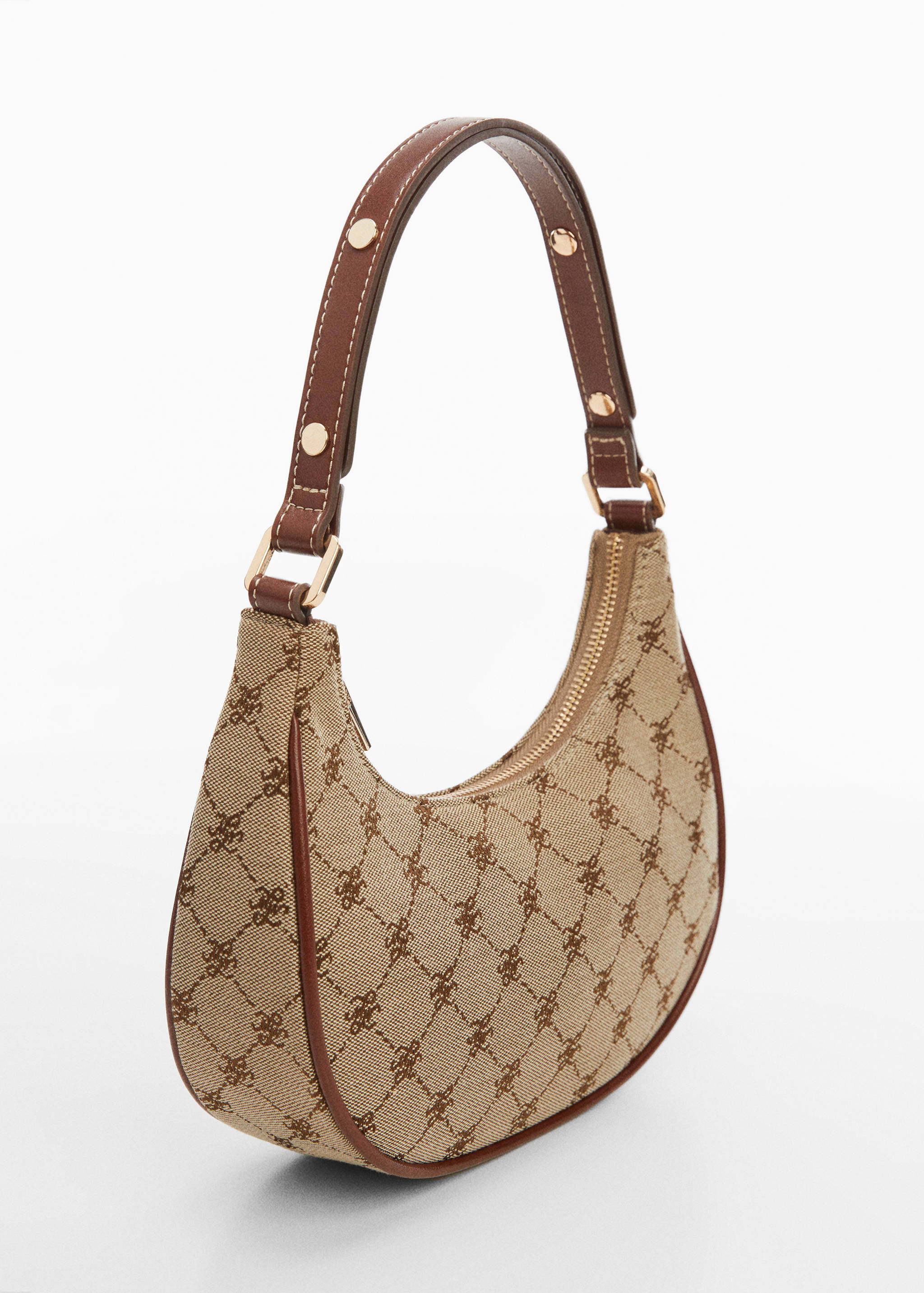 Bolso hombro jacquard - Plano medio