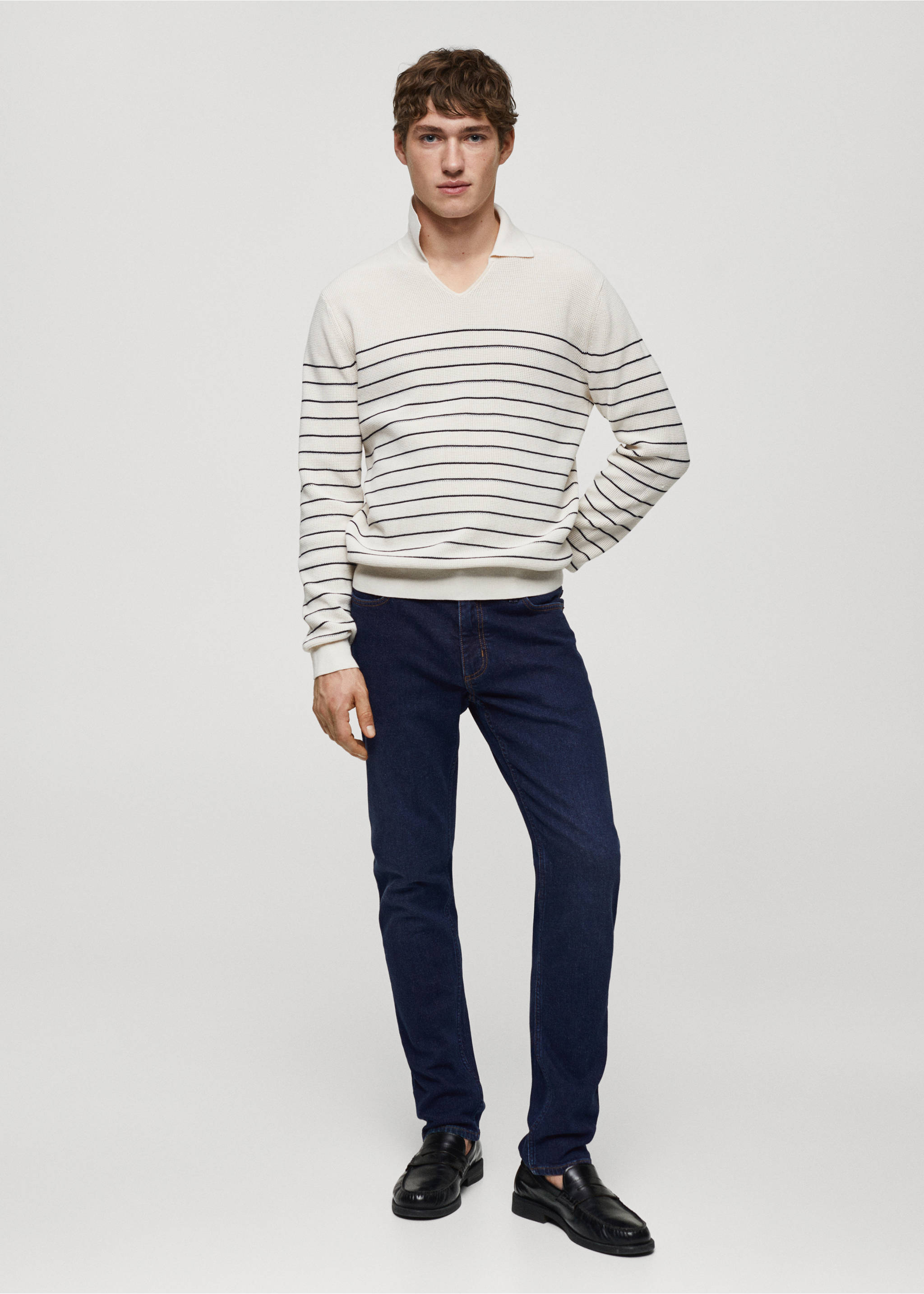 Jeans Jan slim fit - Plano general, Azul. Ref: 67090618-00.