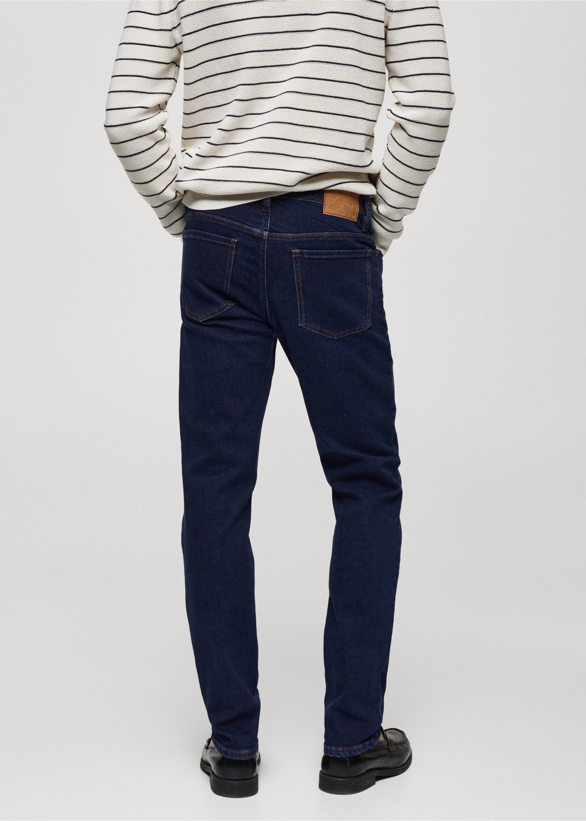 Jeans Jan slim fit - Reverso del artículo, Azul. Ref: 67090618-00.