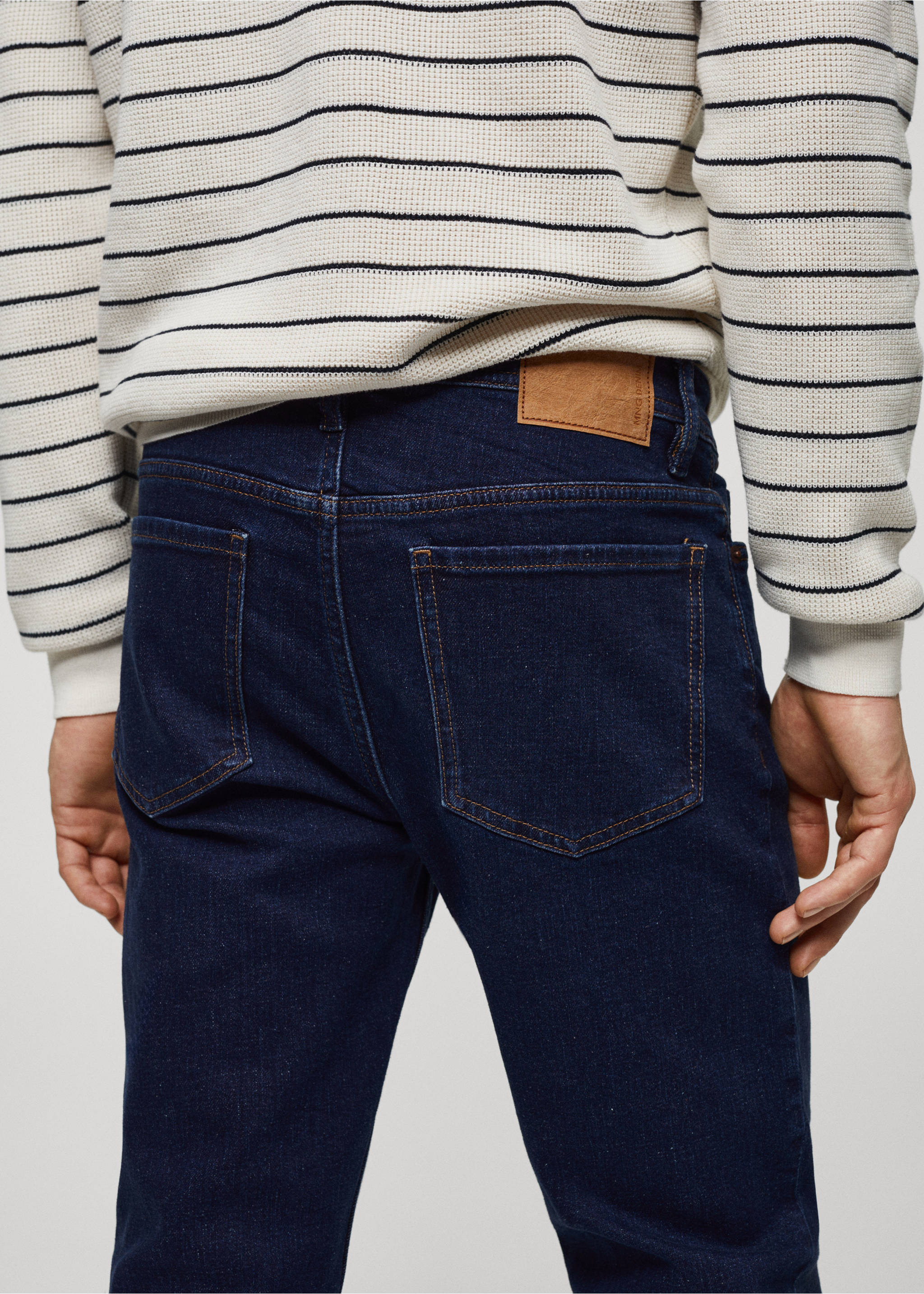 Jeans Jan slim fit - Detalle del artículo 4, Azul. Ref: 67090618-00.