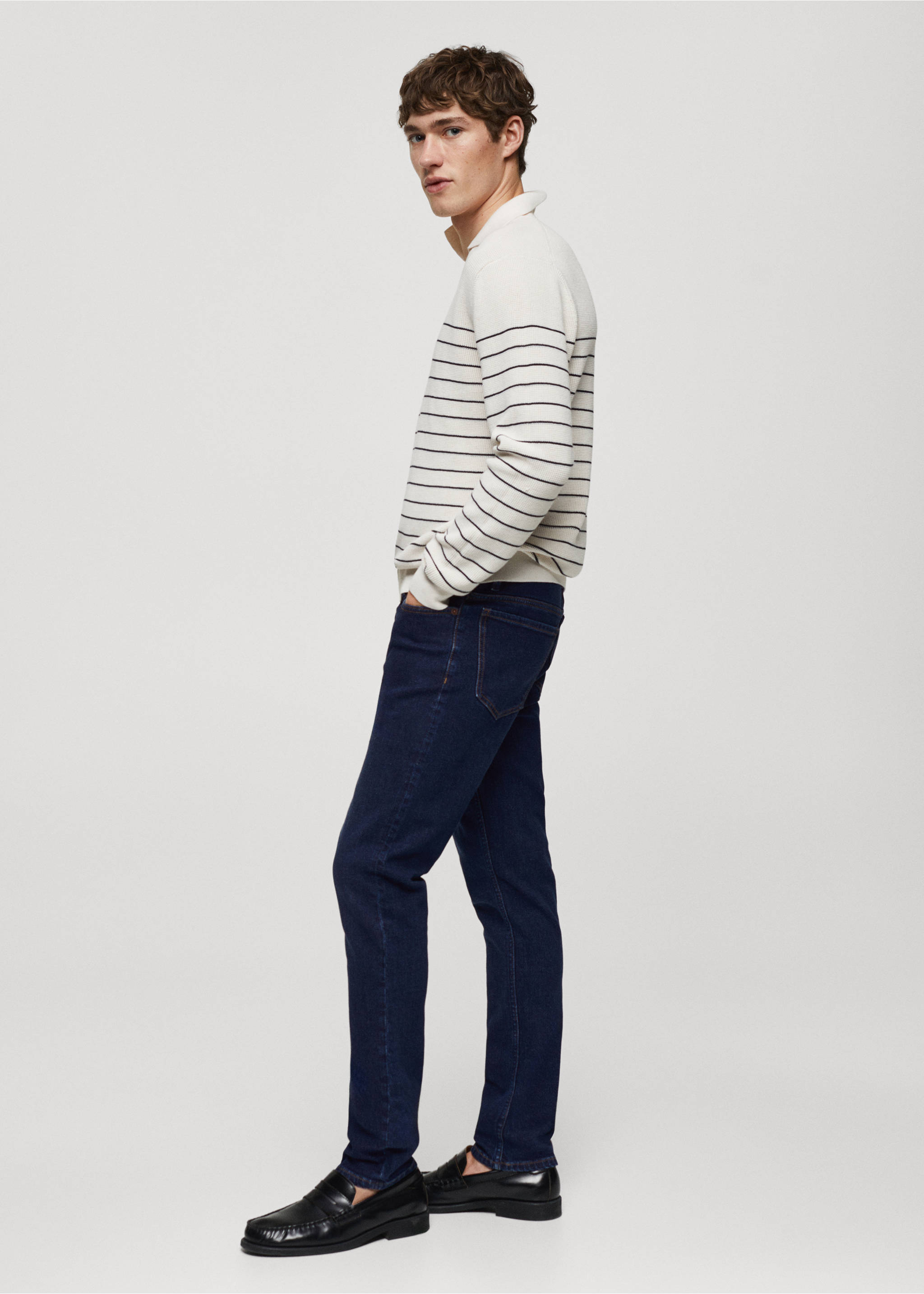 Jeans Jan slim fit - Detalle del artículo 2, Azul. Ref: 67090618-00.