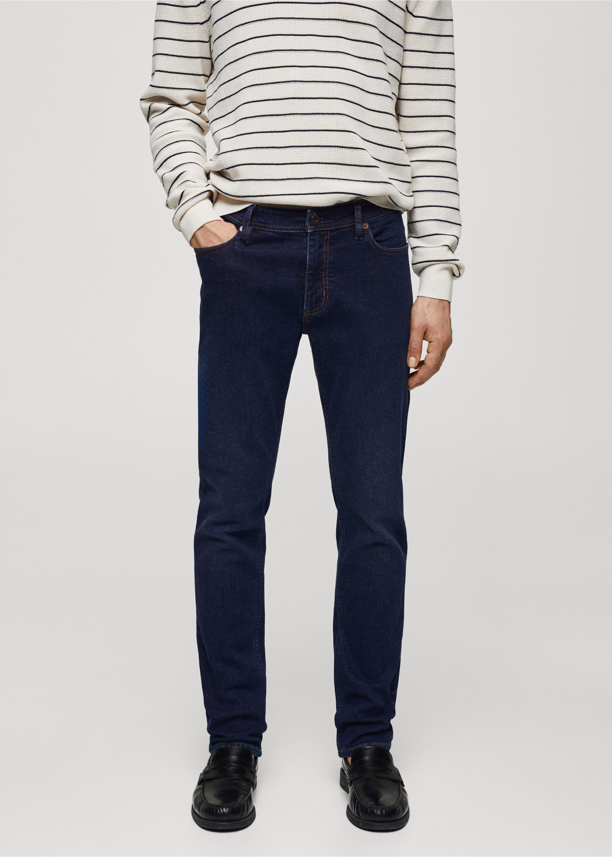 Jan slim-fit jeans - Medium plane