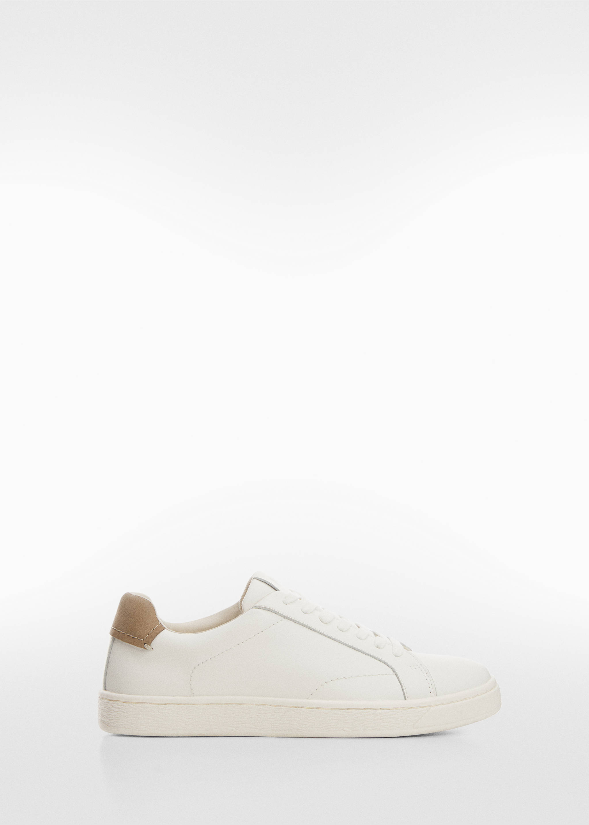Contrasting panel leather sneakers - Article without model, White. Ref: 67090626-00.