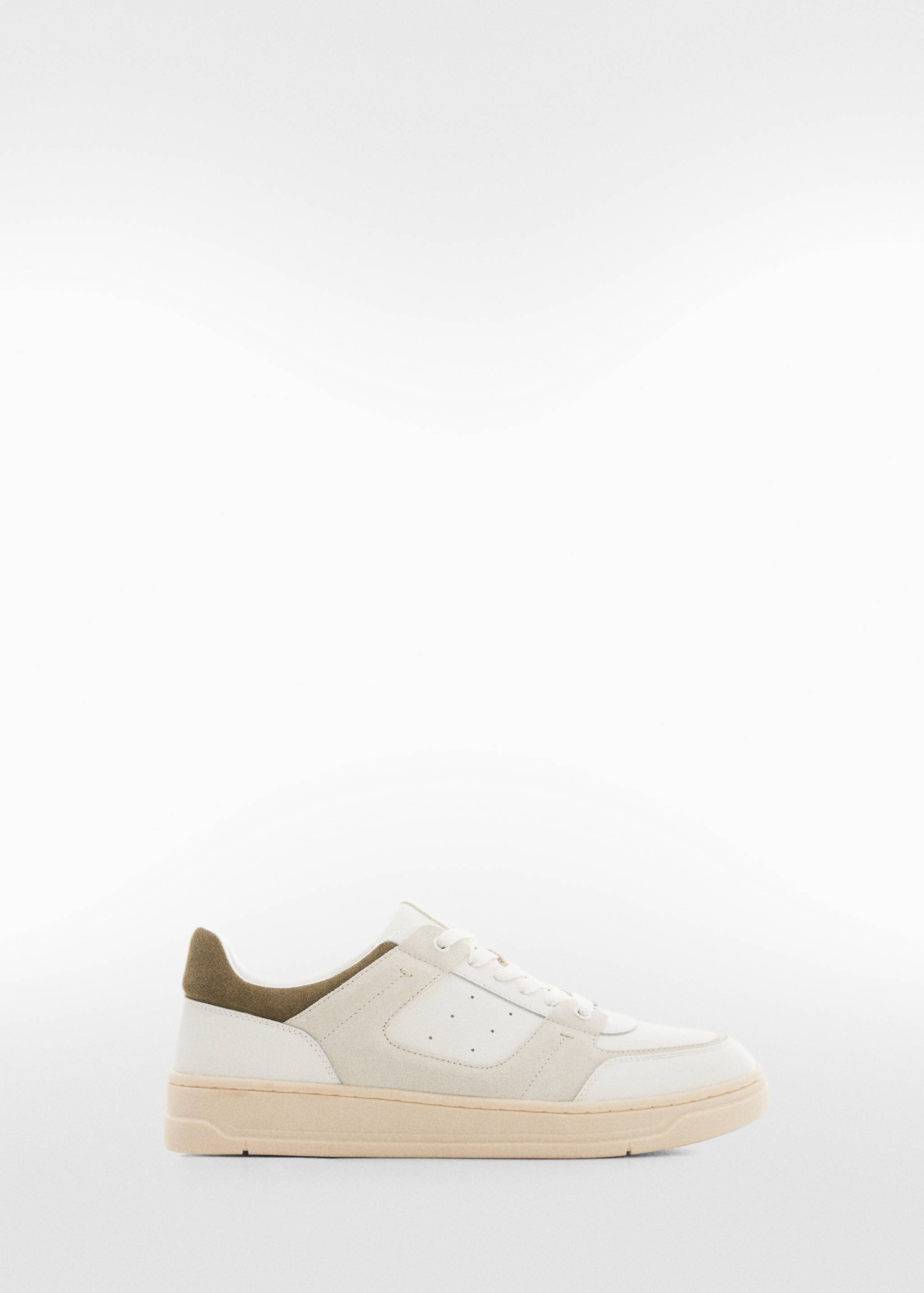 Leather mixed sneakers - Article without model