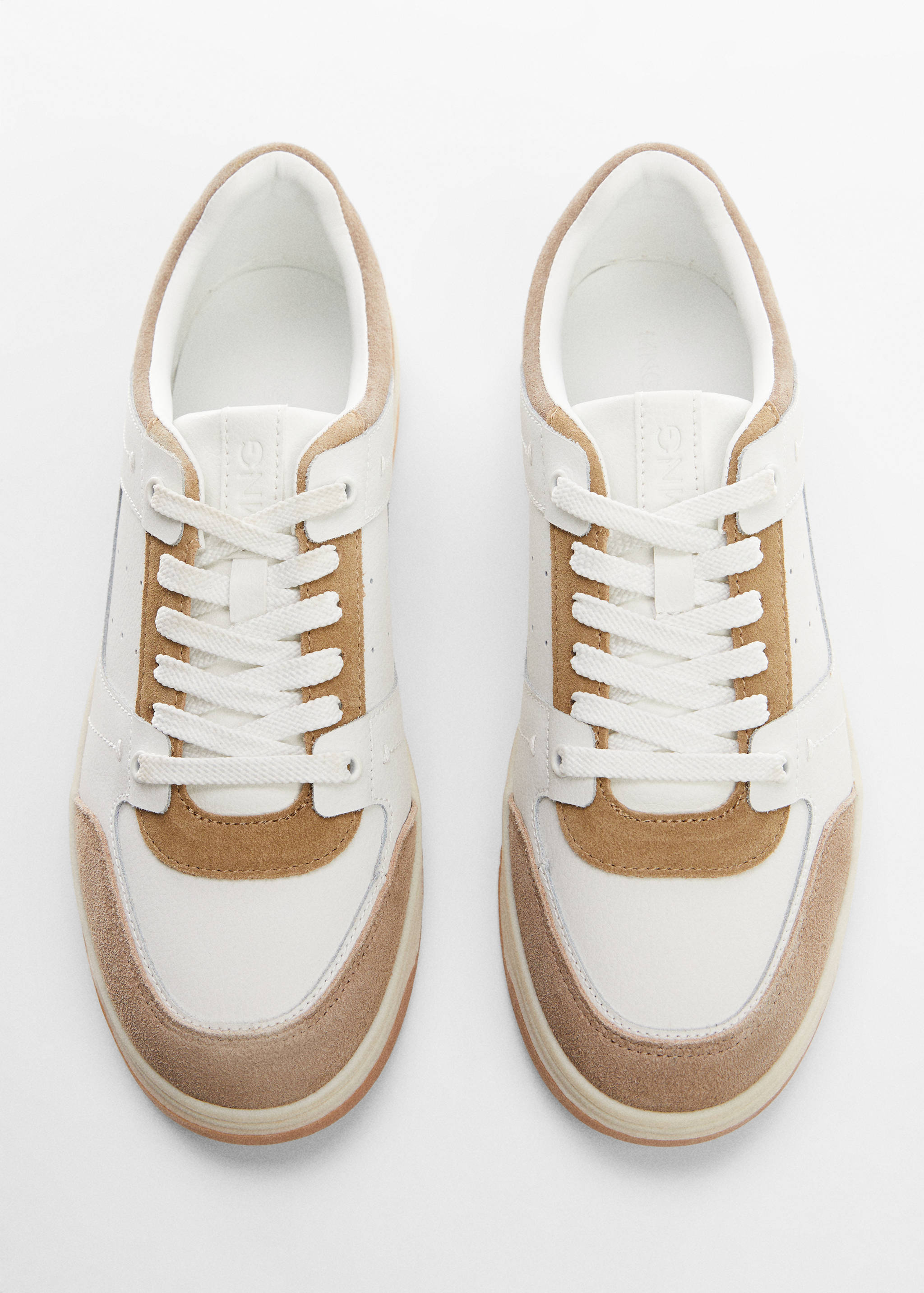 Leather mixed sneakers - Details of the article 3