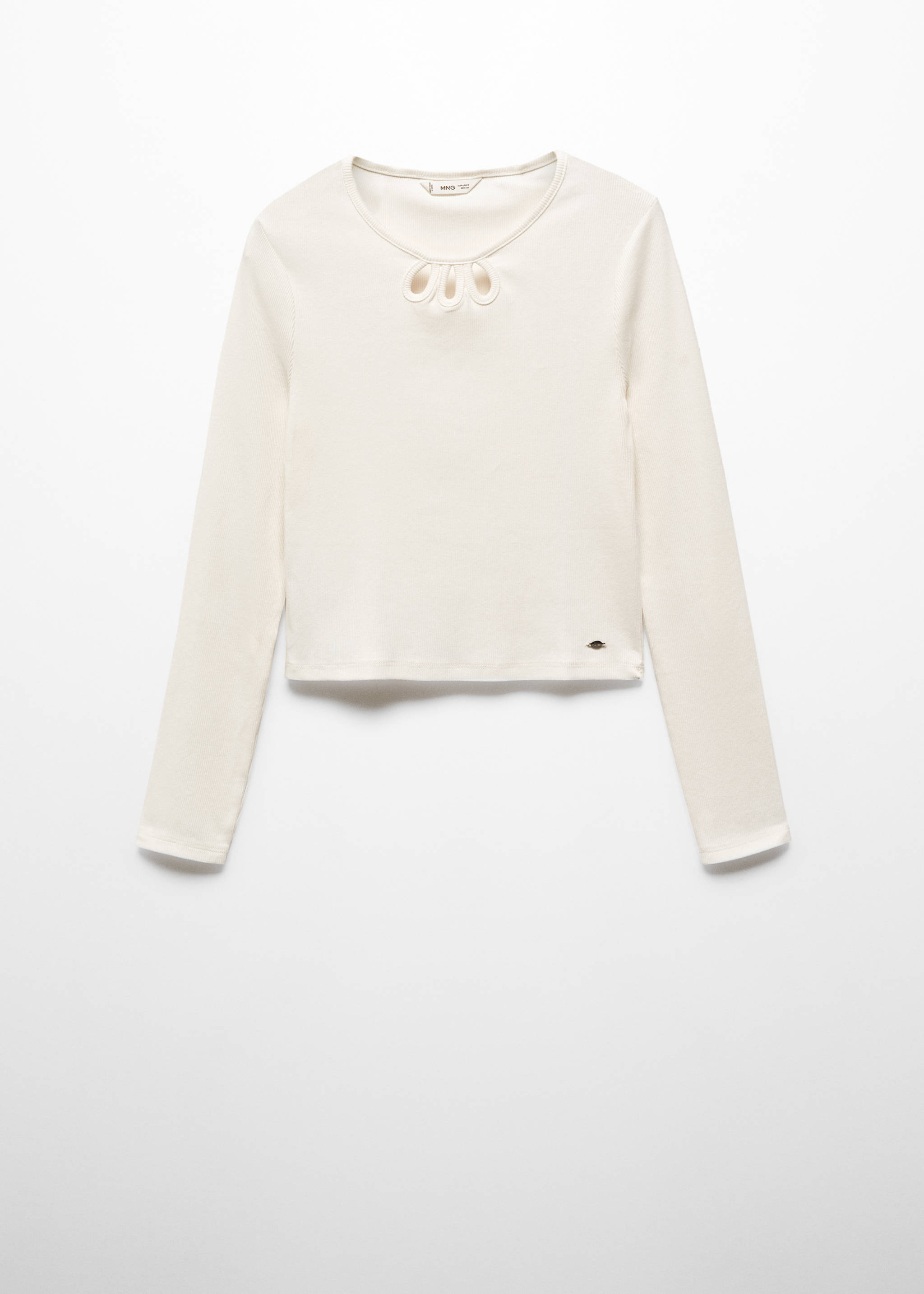 Langärmliges T-Shirt mit Cut-Outs - Artikel ohne Model