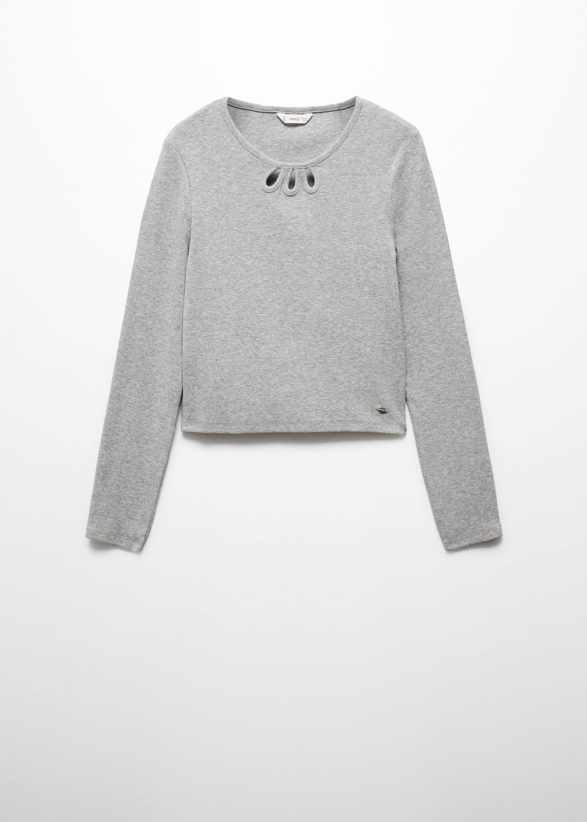 Long-sleeve t-shirt with cut-out - Article without model