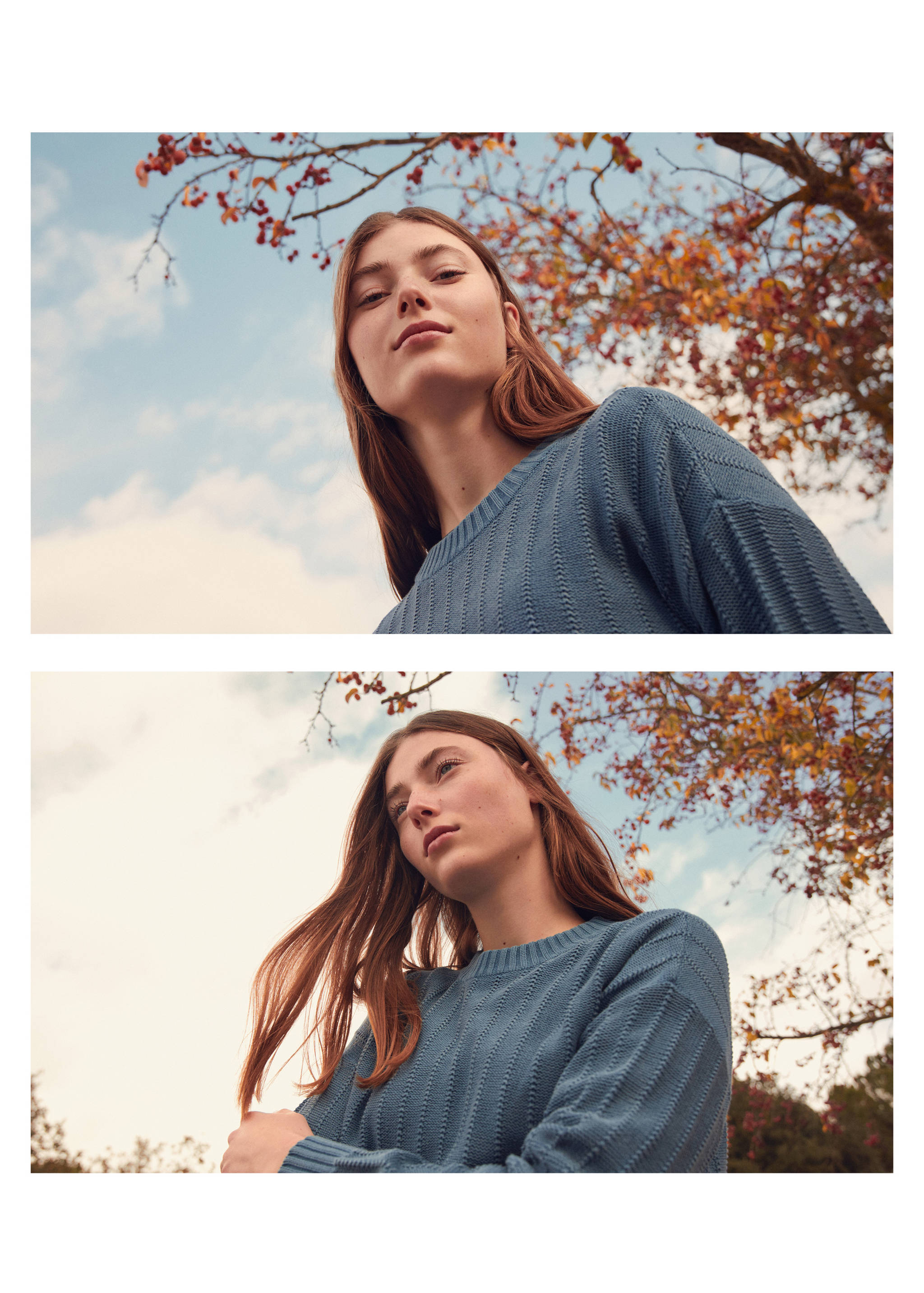 Contrasting knit sweater - Details of the article 5