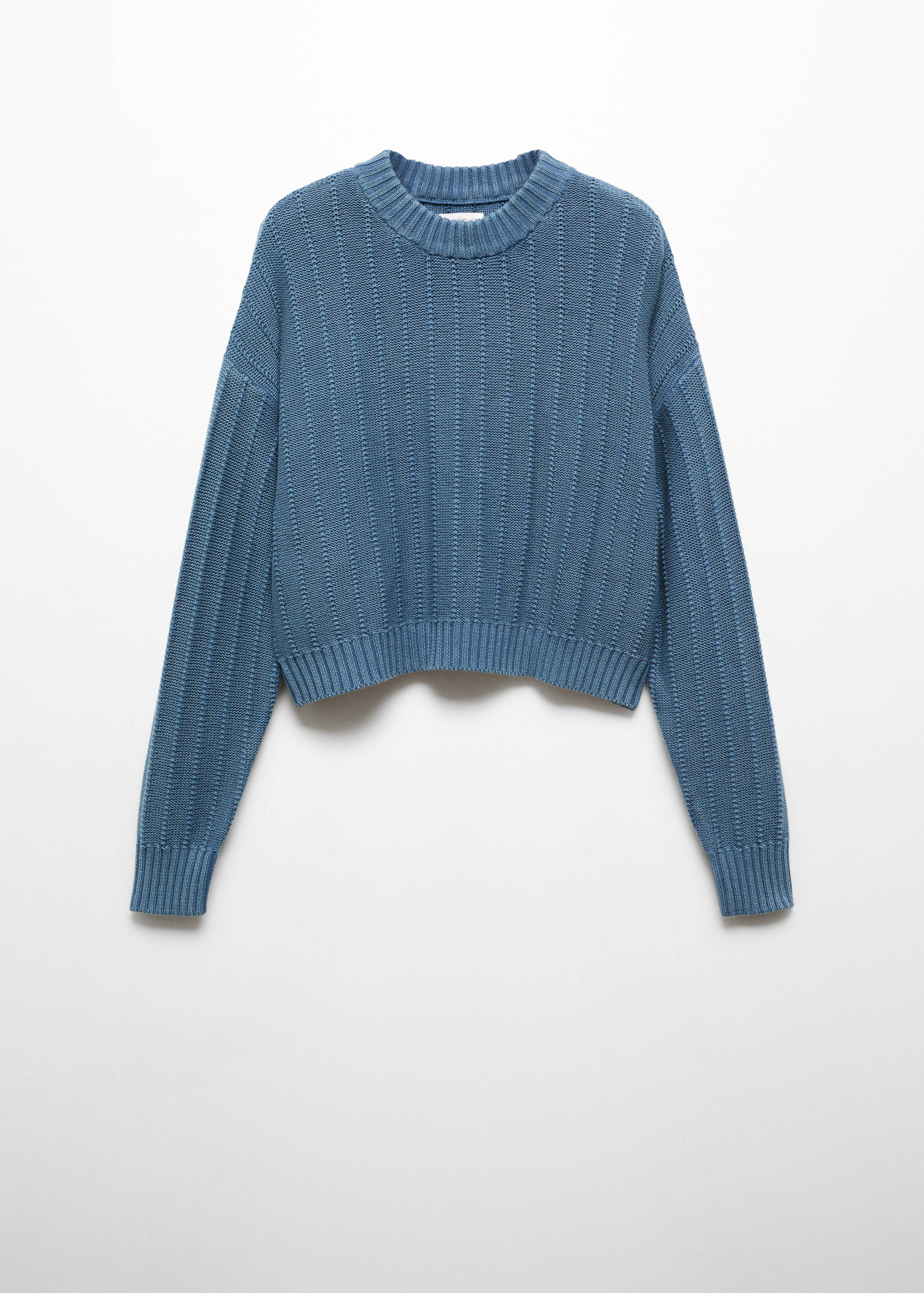 Contrasting knit sweater - Article without model