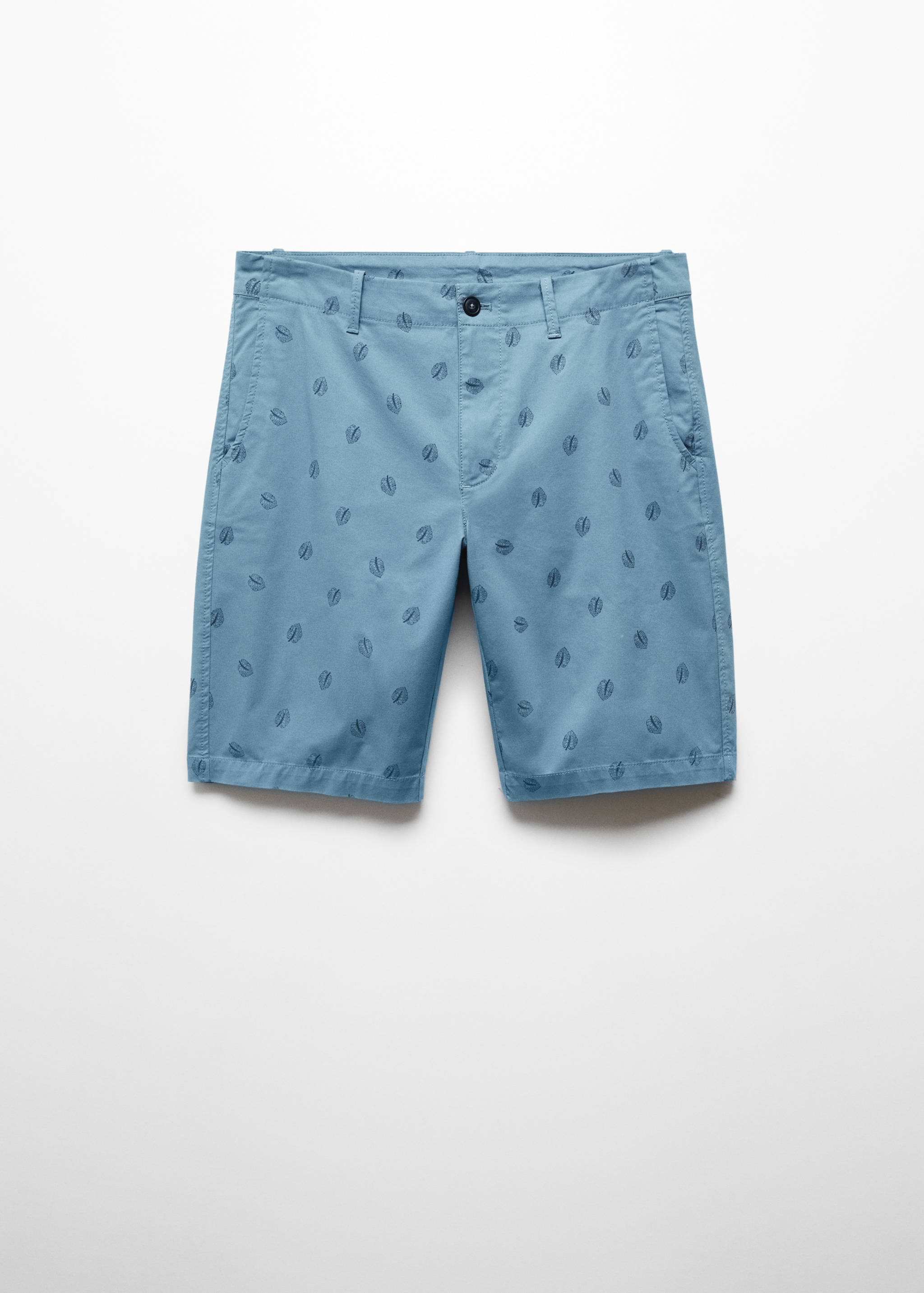 Gemusterte Baumwoll-Bermudashorts - Artikel ohne Model