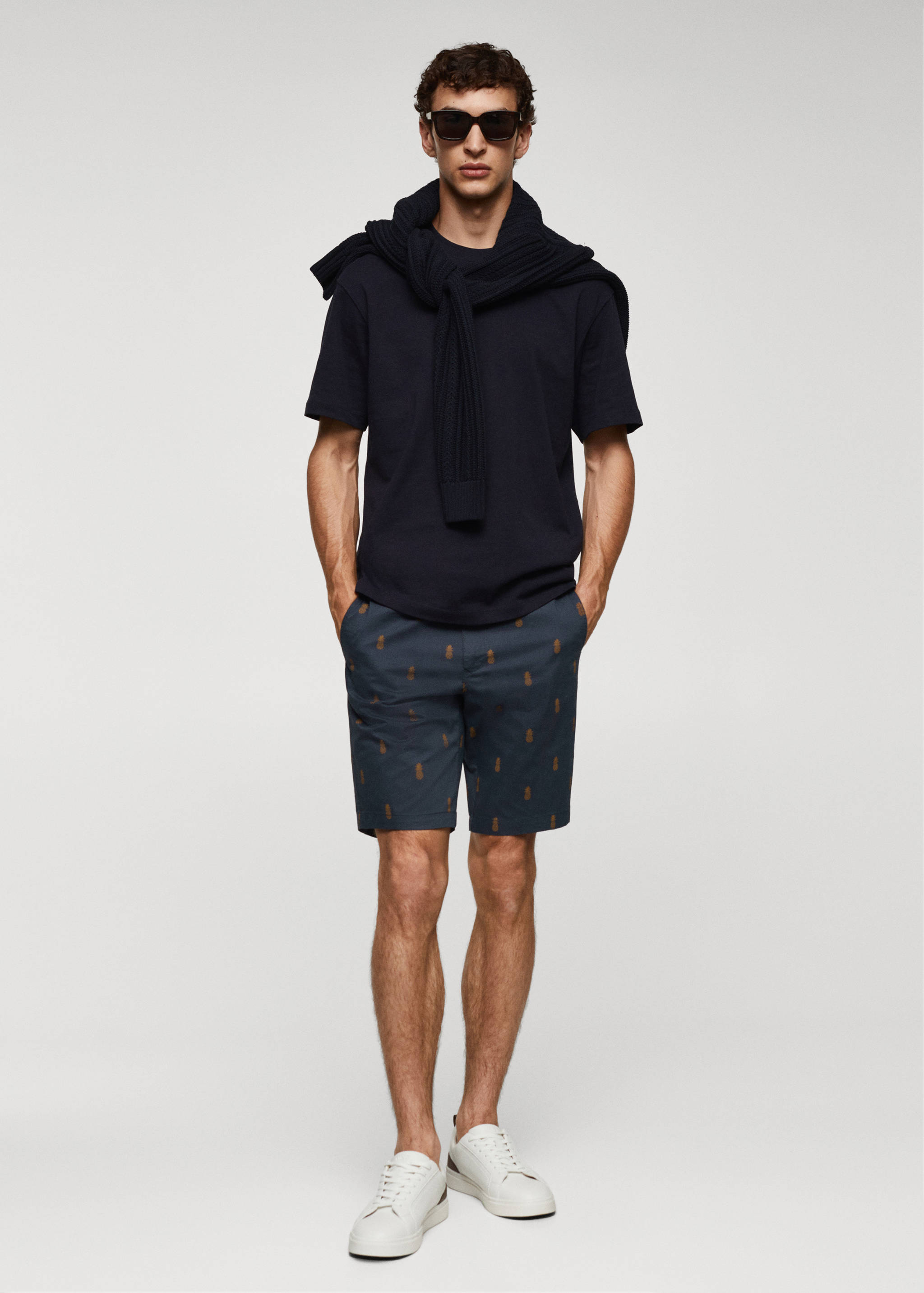 Bermudas algodón estampadas - Plano general