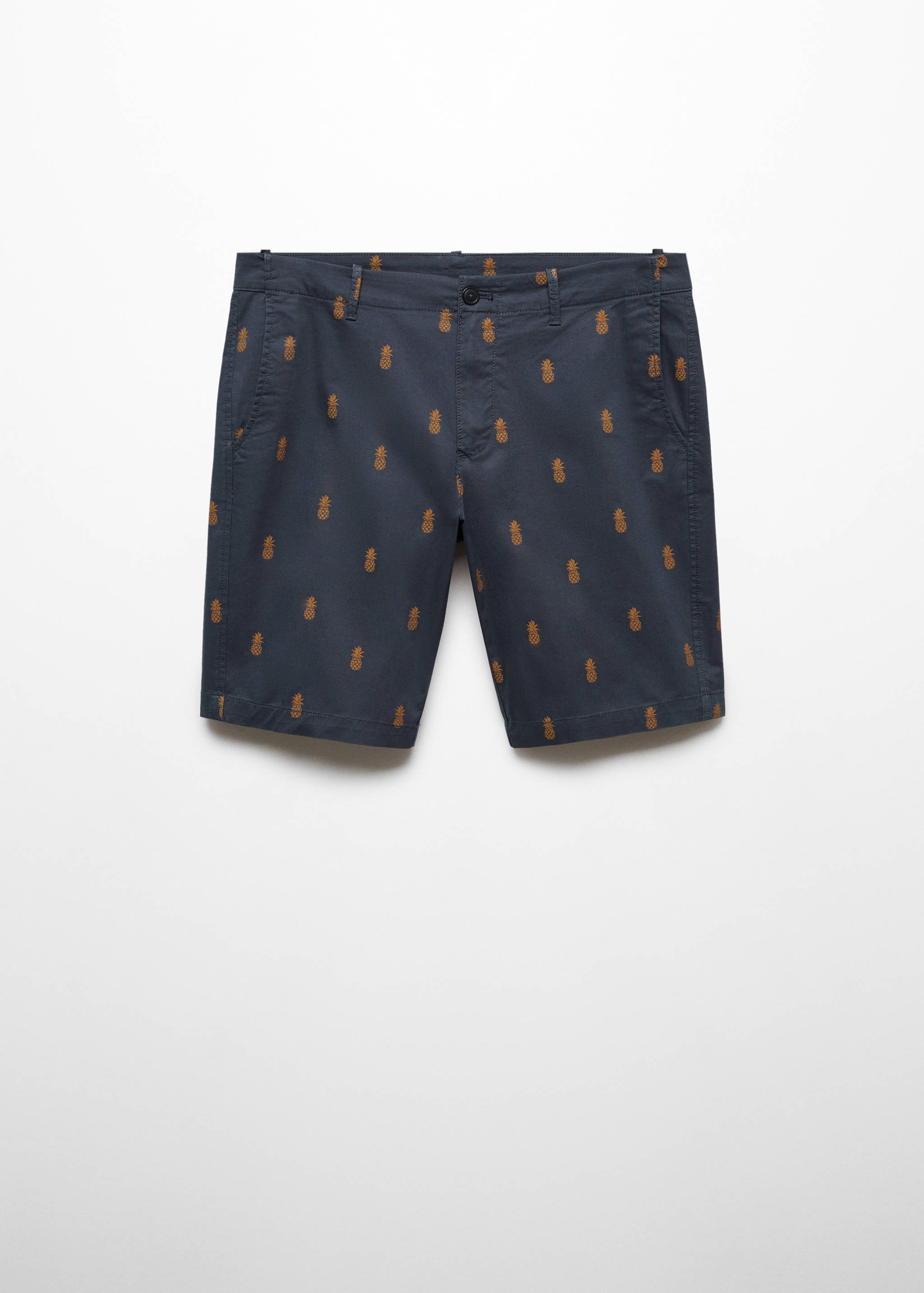 Gemusterte Baumwoll-Bermudashorts - Artikel ohne Model