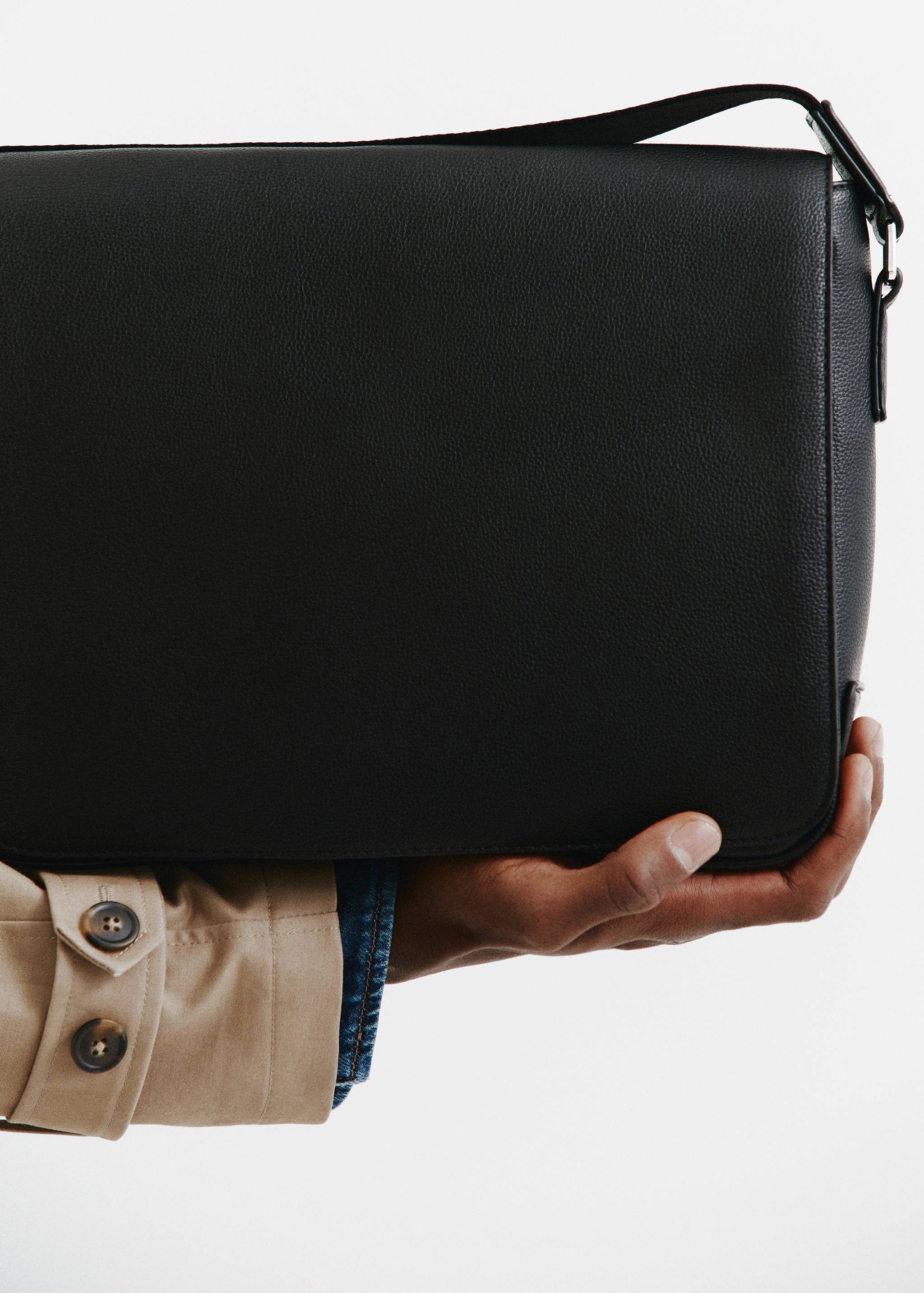 Sac bandoulière simili-cuir effet grainé - Détail de l'article 8