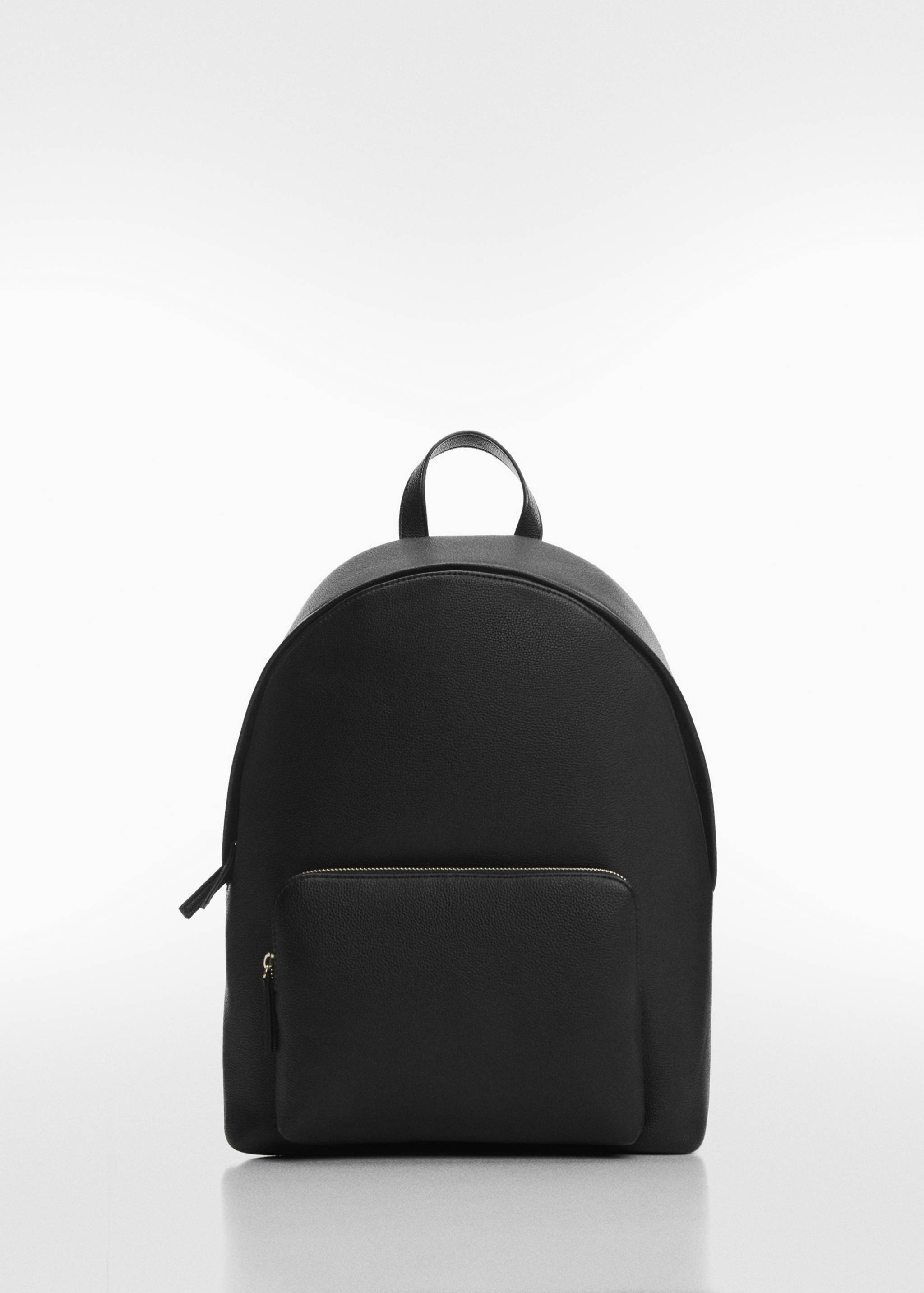 Faux-leather backpack - Article without model