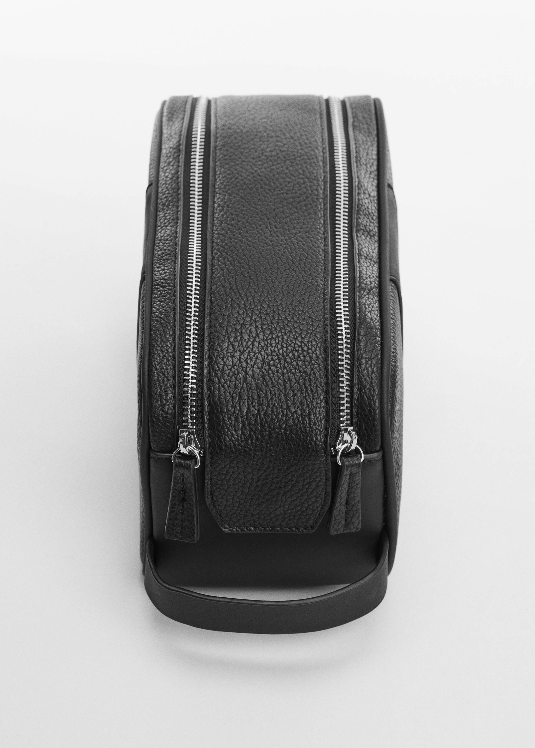 Trousse cuir foulé zip - Détail de l'article 2