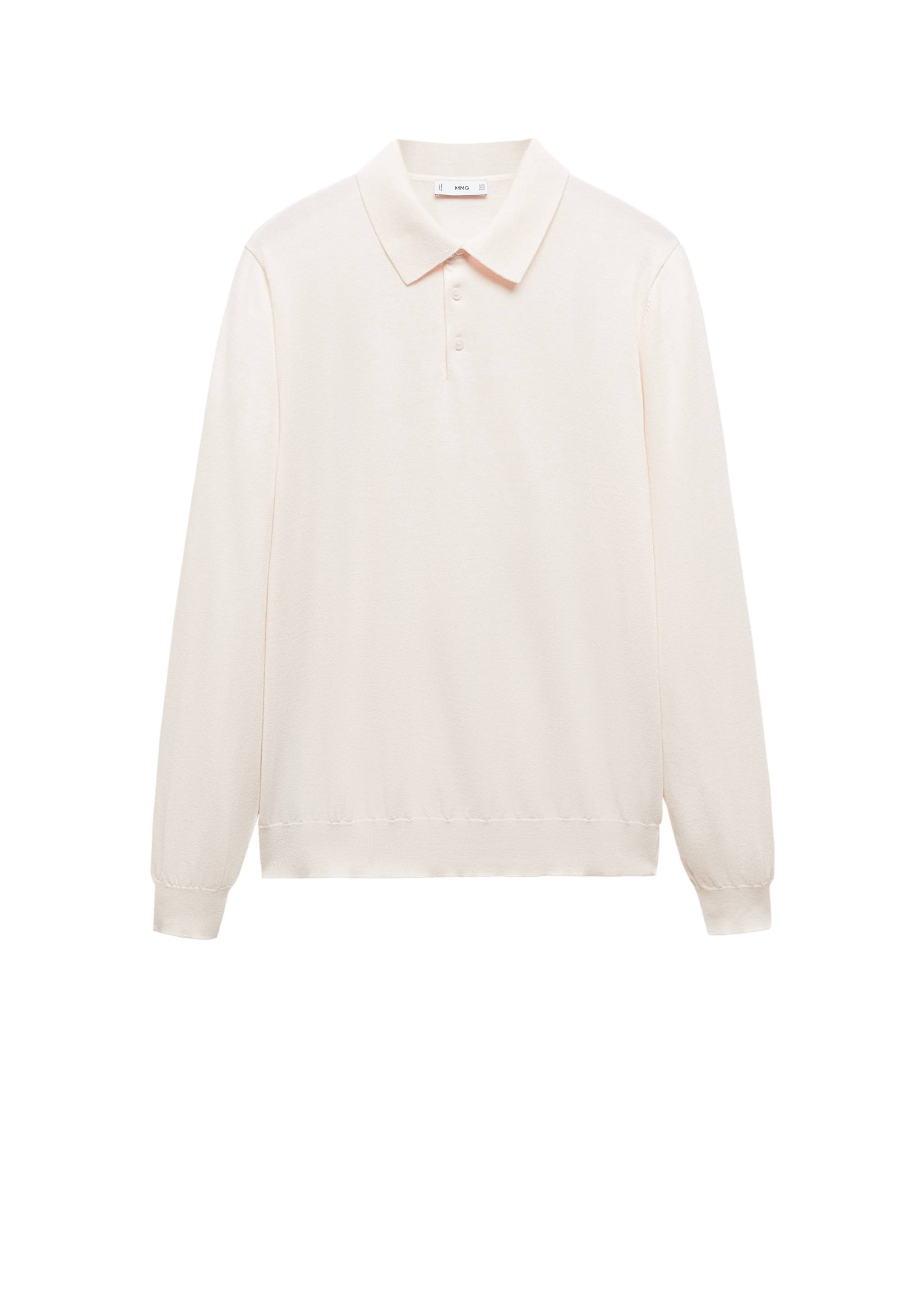 Polo maille coton manches longues - Détail de l'article 9