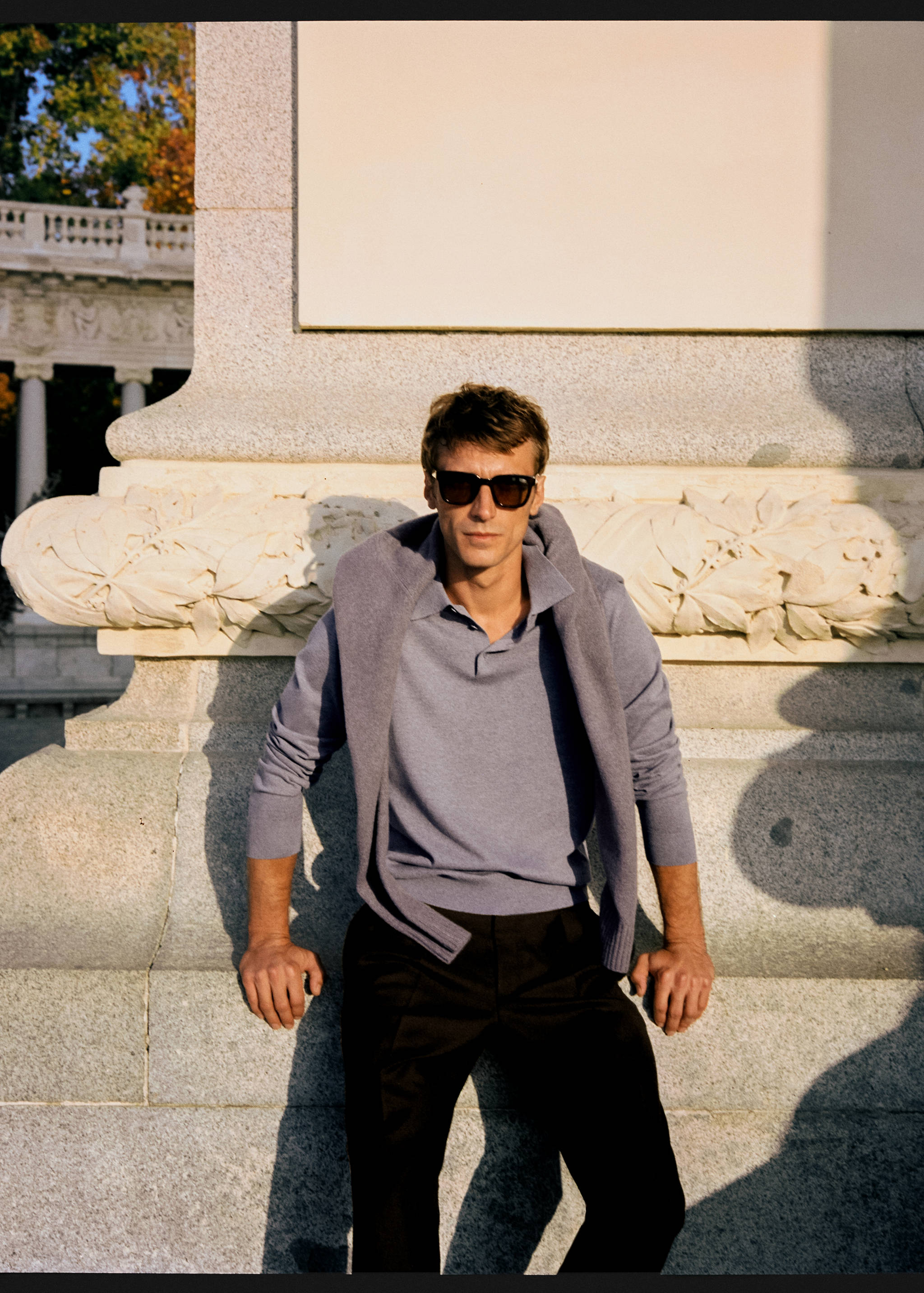 Polo maille coton manches longues - Détail de l'article 6