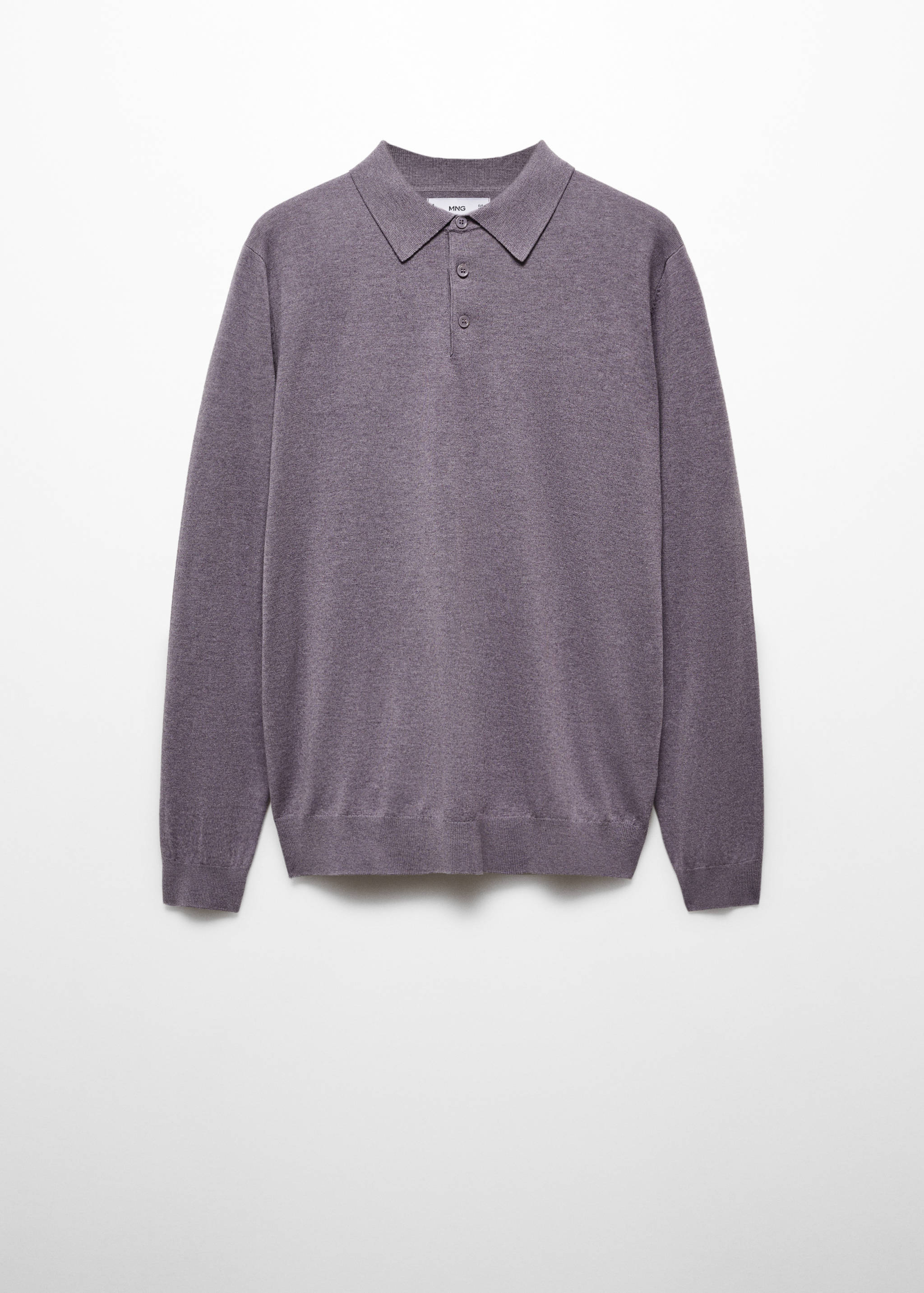 Polo maille coton manches longues - Article sans modèle